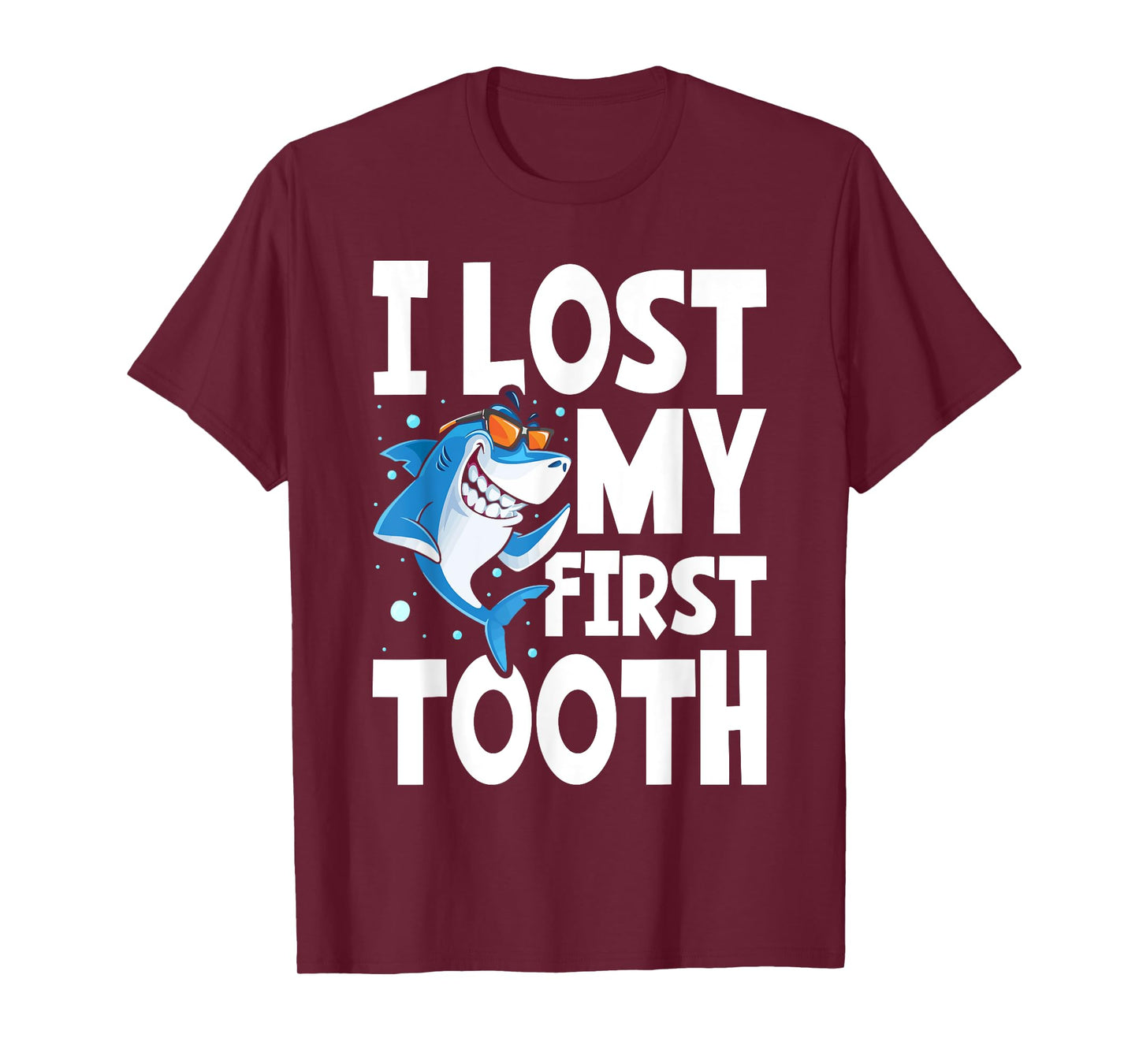 Kids Funny Tooth Fairy - Cute Shark I Lost My First To T-Shirt