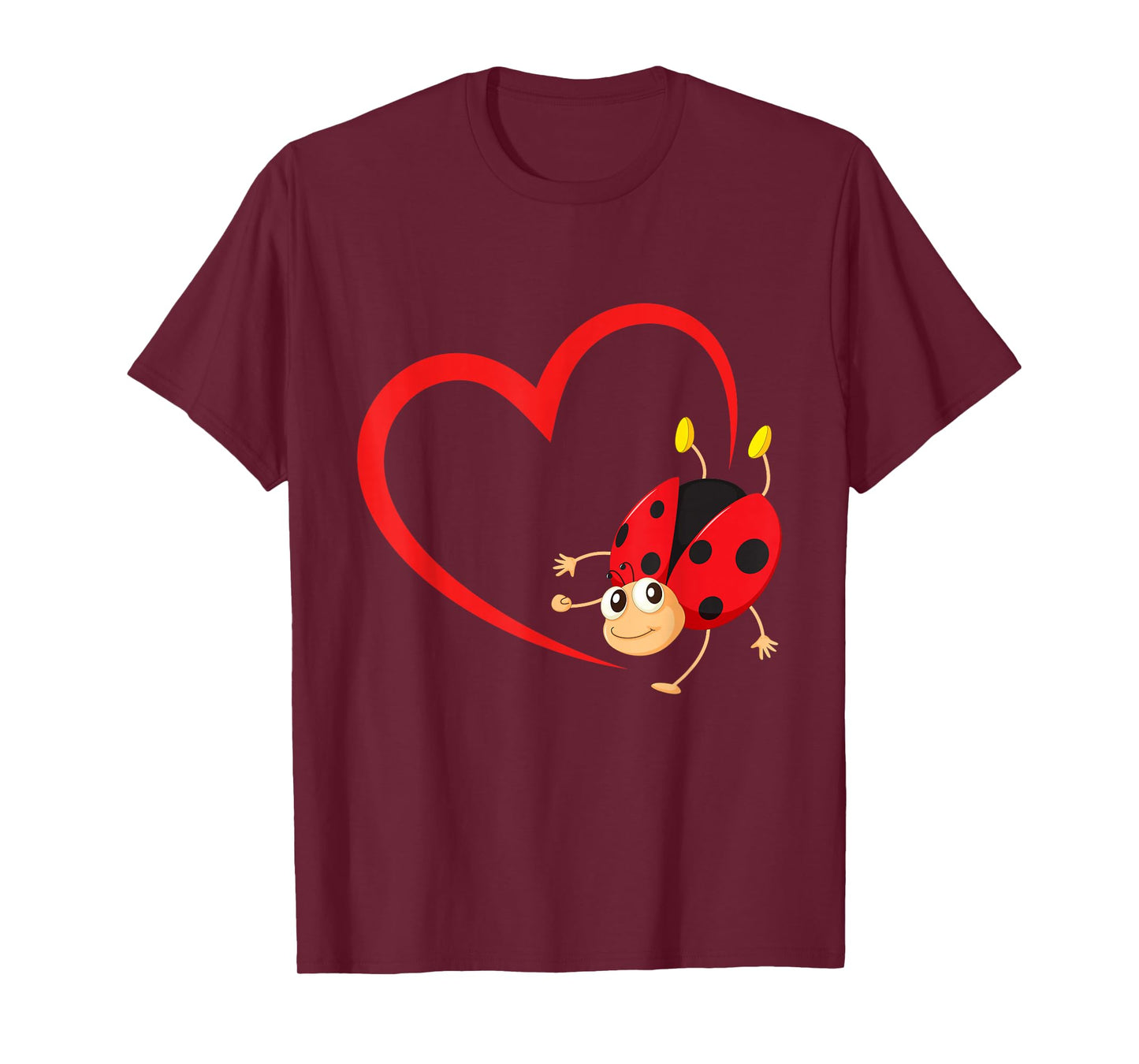 Ladybug Heart - Insectologist Insect Zoology Entomologist T-Shirt