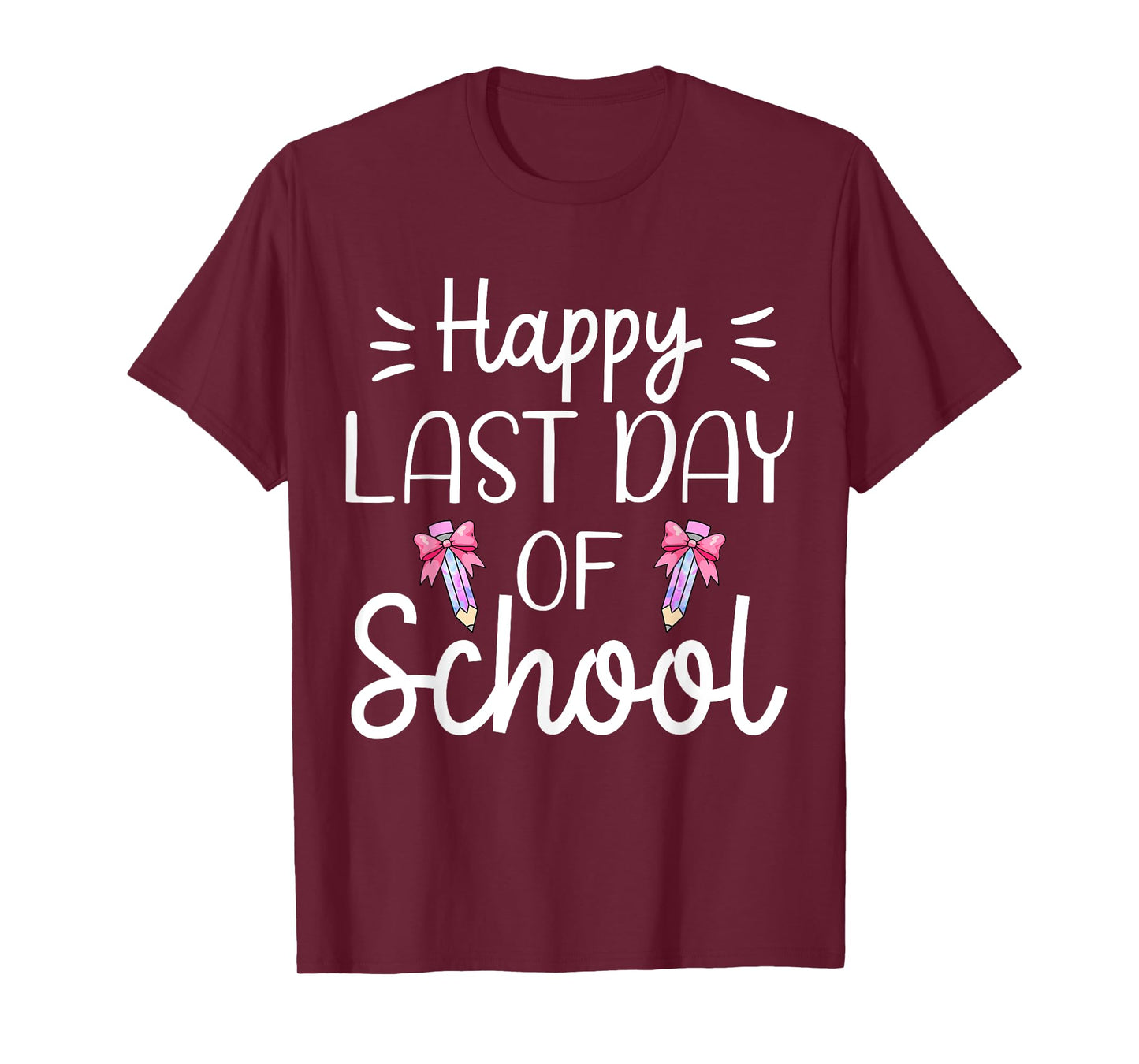 Last Day of School Shirt Coquette Bow School Graduation T-Shirt
