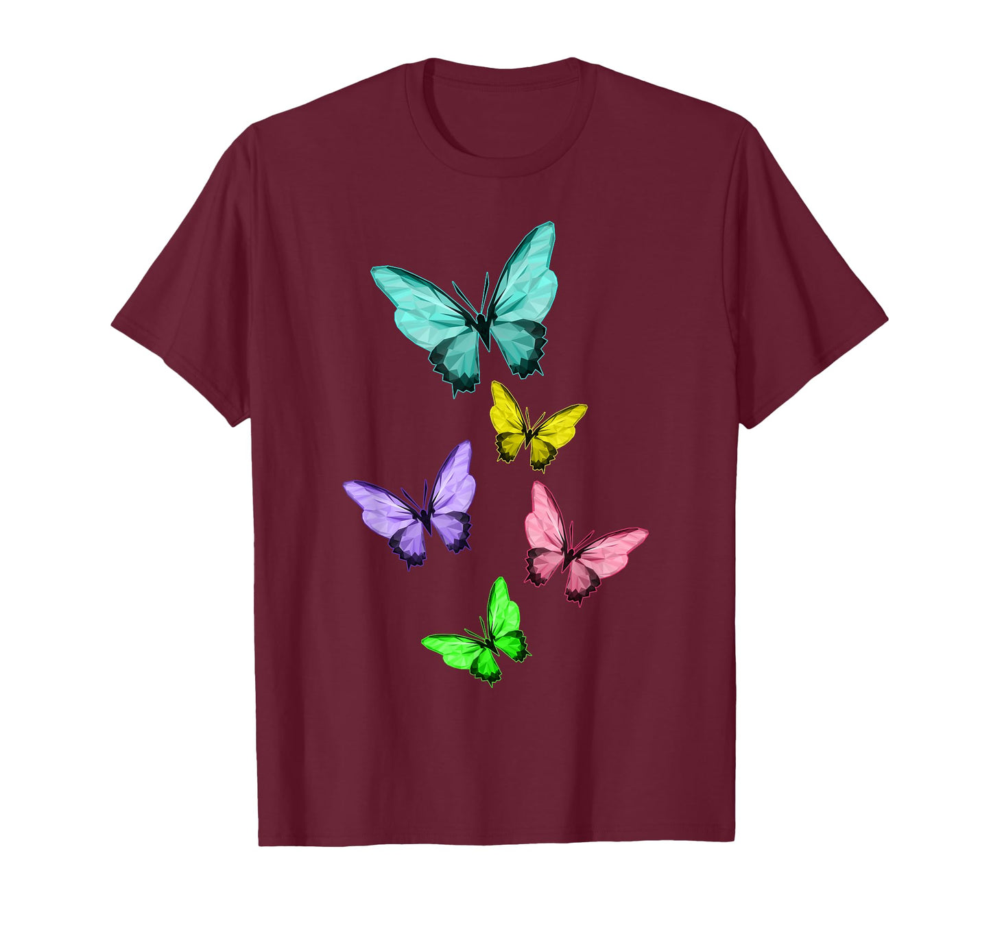 Colorful Butterflies Shirt Nature Monarch Butterfly Lover T-Shirt