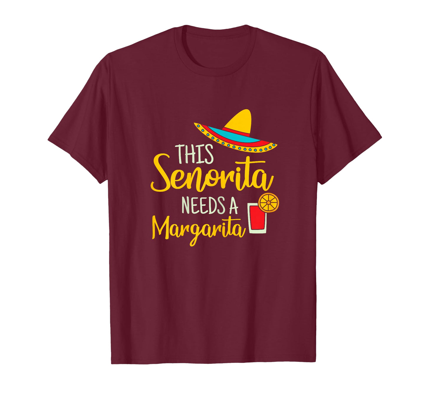 Senorita Margarita Mexican Fiesta Funny Cinco de Mayo T-Shirt