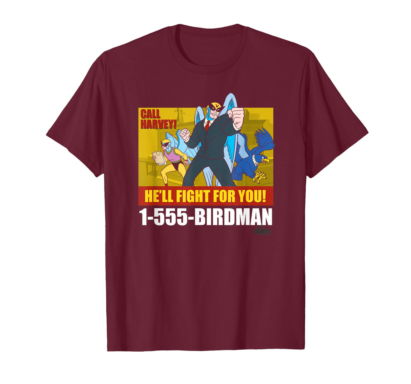 Harvey Birdman, Attorney at Law Birdman Ad T-Shirt