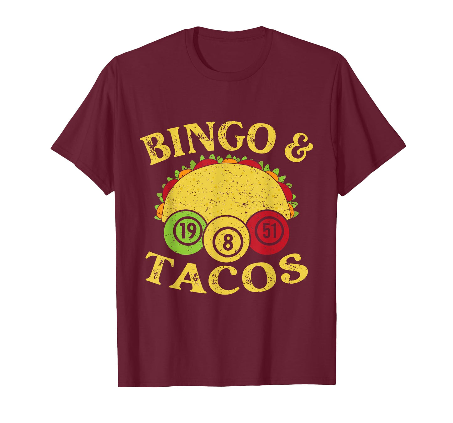 Bingo Game Bingo Tacos Bingo T-Shirt