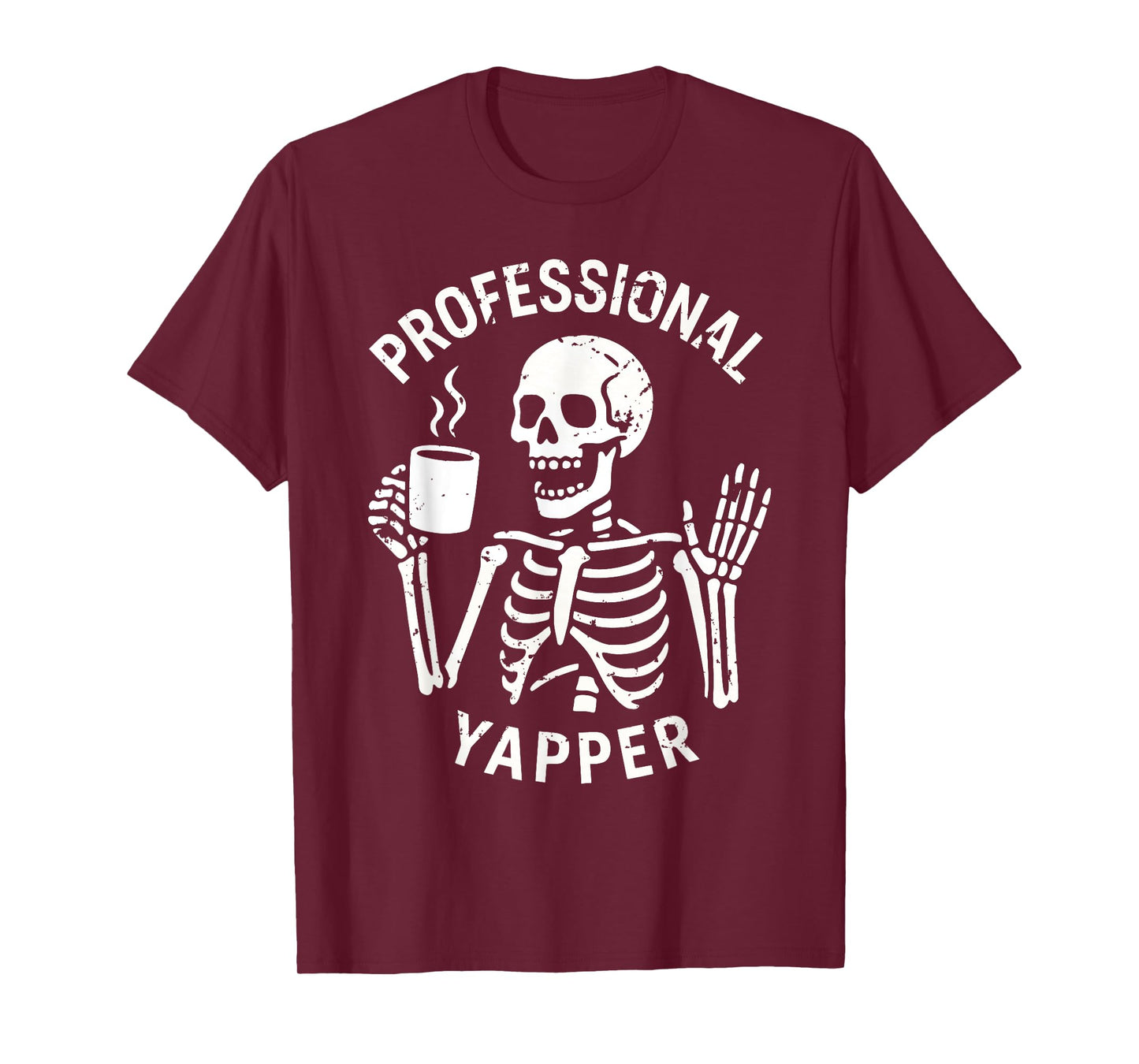 Professional Yapper Shirt Funny Skeleton Speech Therapist T-Shirt