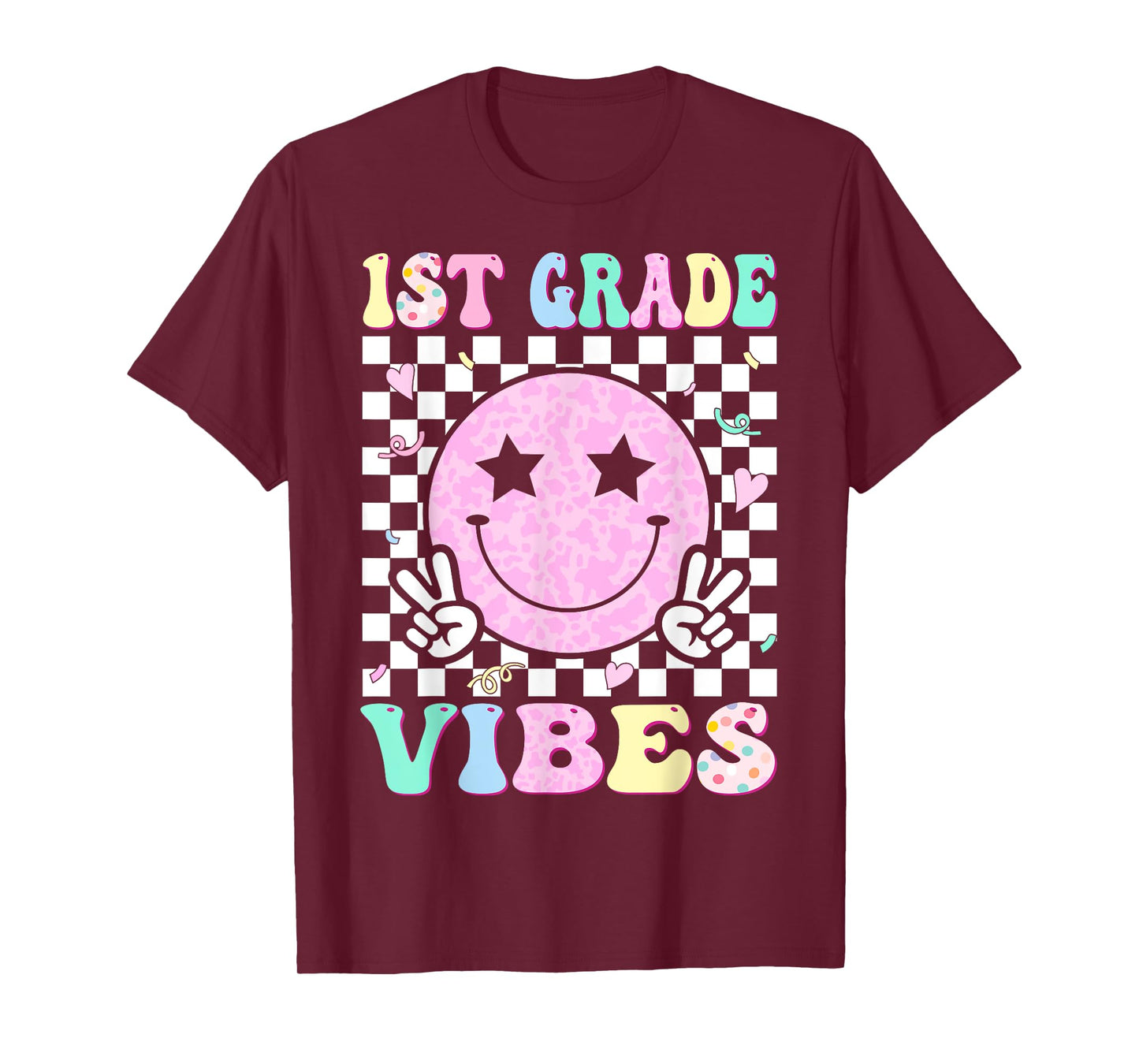 1st Grade Vibes First Day of School 1st Grade First Grade T-Shirt