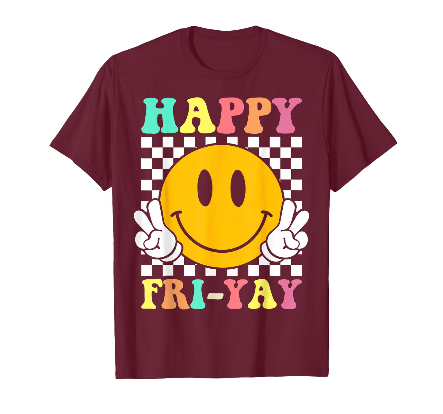 Happy Fri-Yay Funny Teacher Friday Weekend School T-Shirt