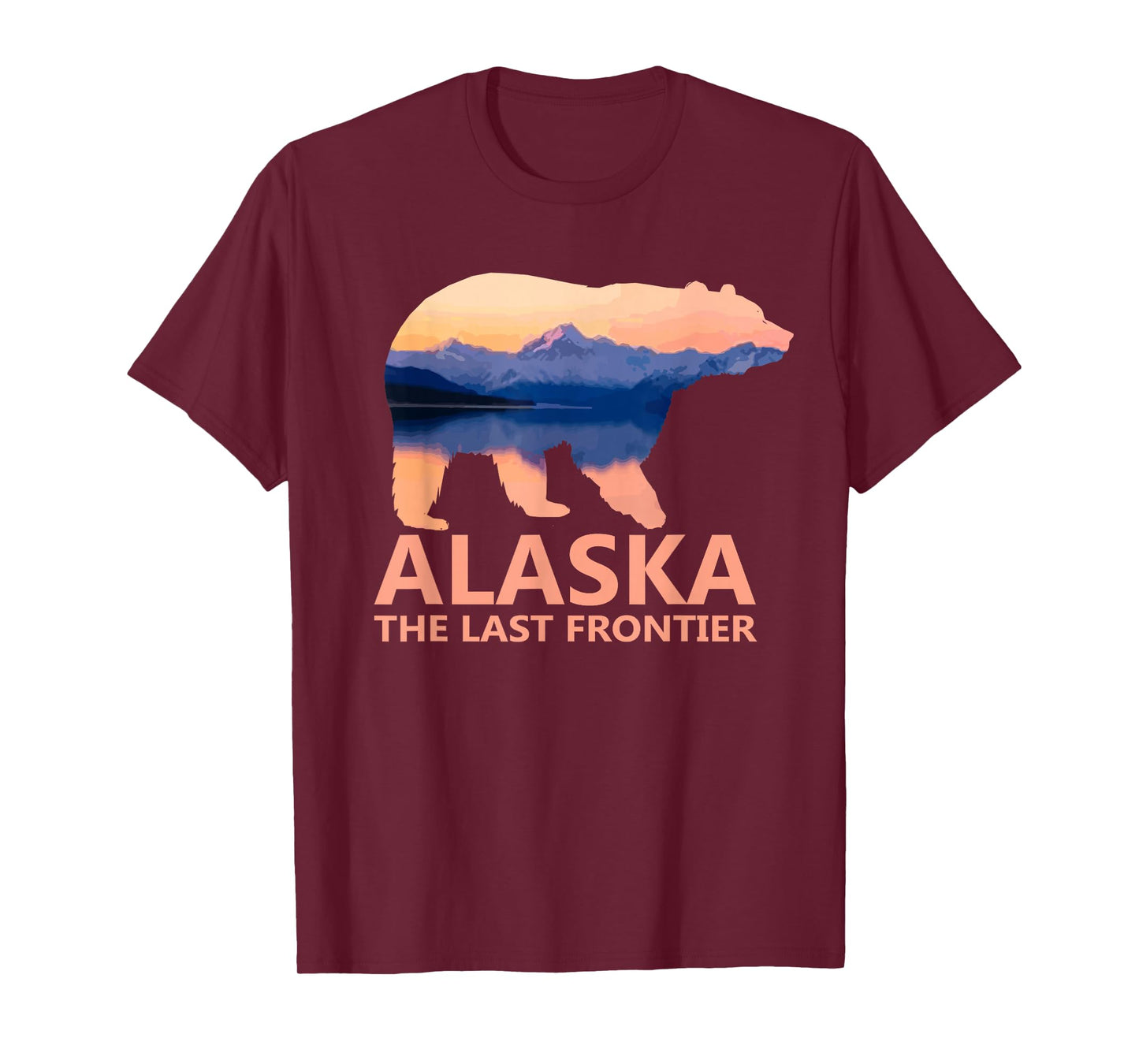 Alaska The Last Frontier Grizzly Bear Lake Gift T-Shirt
