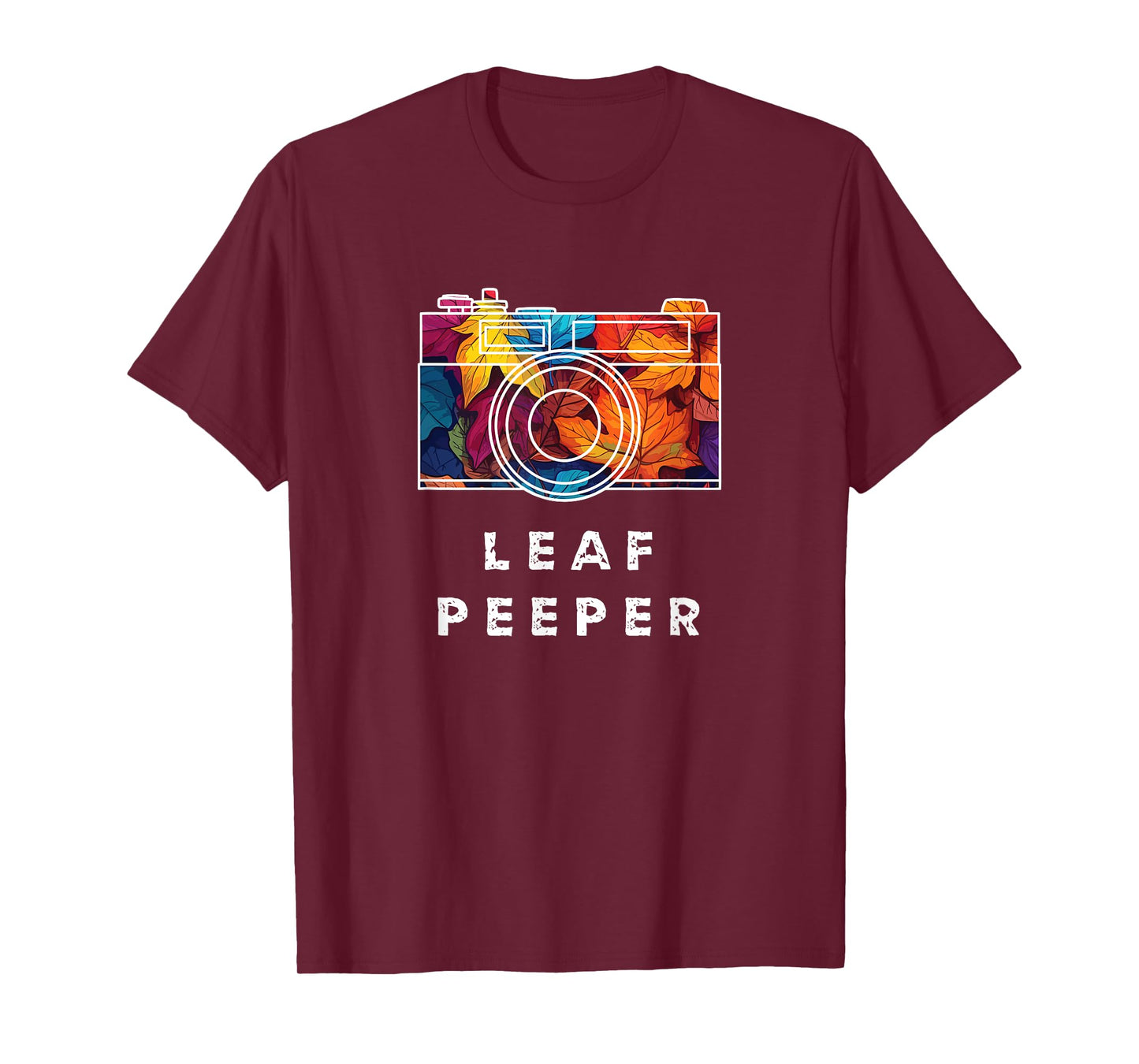 Leaf Peeper Autumn Foliage Photographer Leaf Peeping T-Shirt