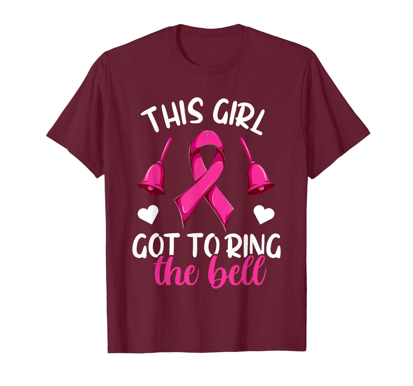 End Of Chemo Bell Shirt Women Girls, Breast Cancer Survivor T-Shirt