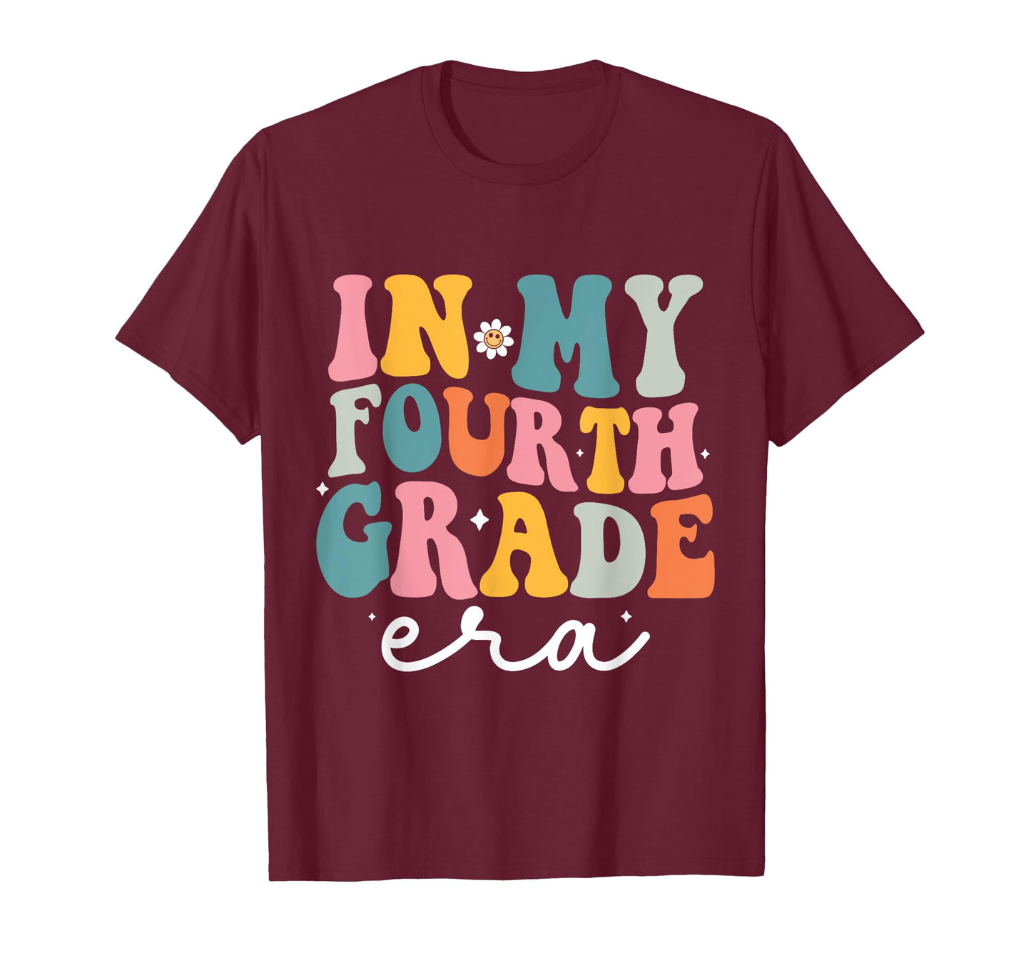 In My Fourth Grade Era Kids Back To School 4th Grade Teacher T-Shirt