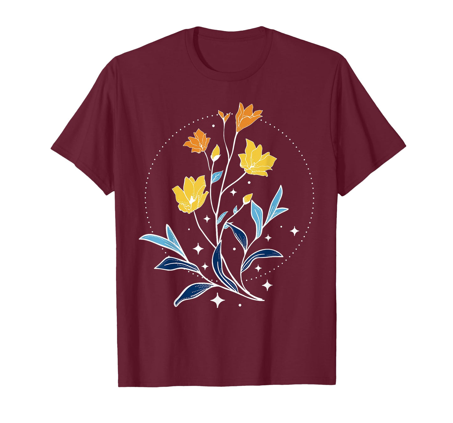 AroAce Pride Mystical Flowers Subtle LGBTQ Wildflower Outfit T-Shirt