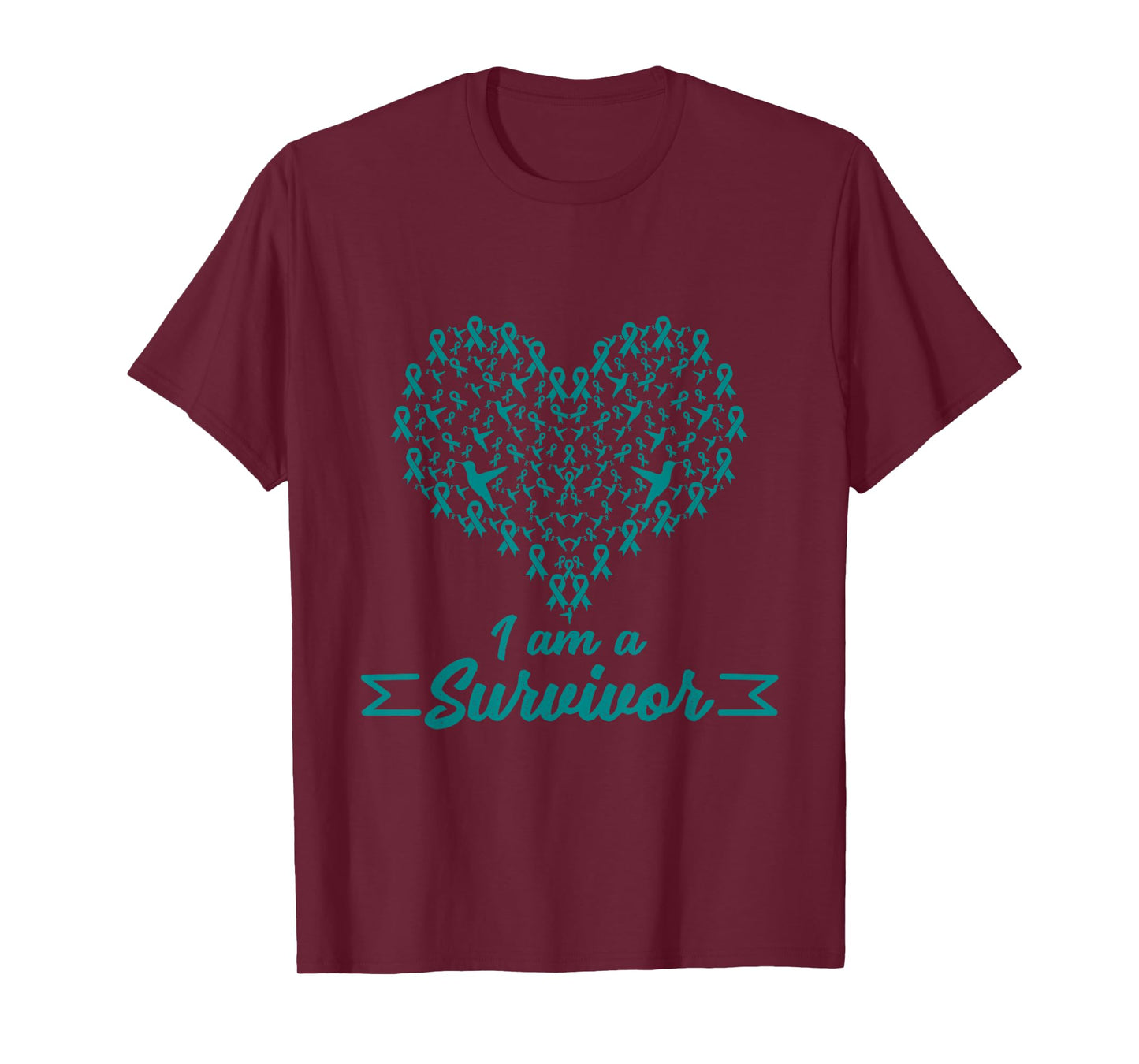 Cancer Survivor Gift Idea Cervical Cancer Awareness T-Shirt