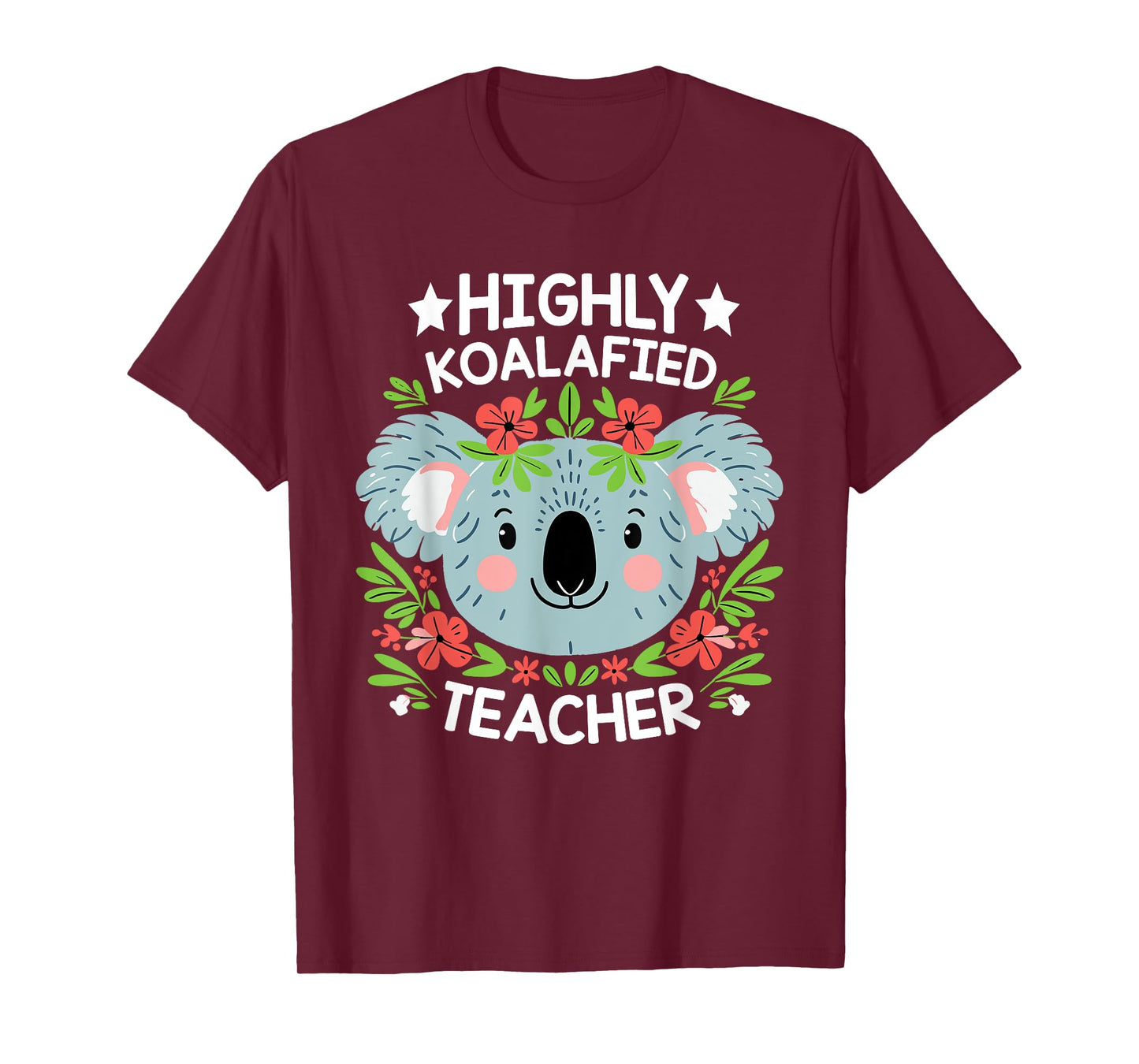 Highly Koalafied Teacher Cute Koala Teacher T-Shirt