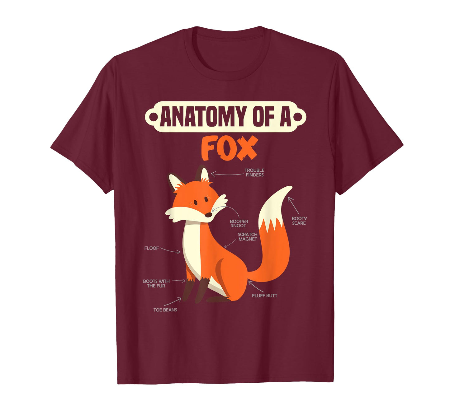Anatomy of a fox T-Shirt