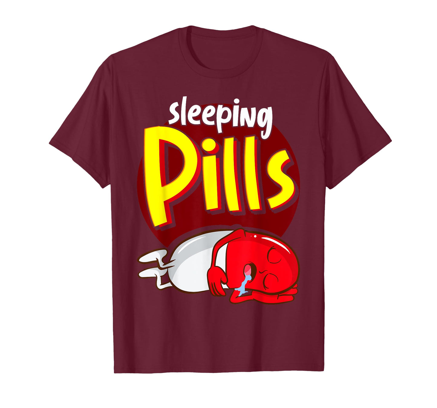 Sleeping Pills Pharmacy Technician Student Funny Pharmacist T-Shirt