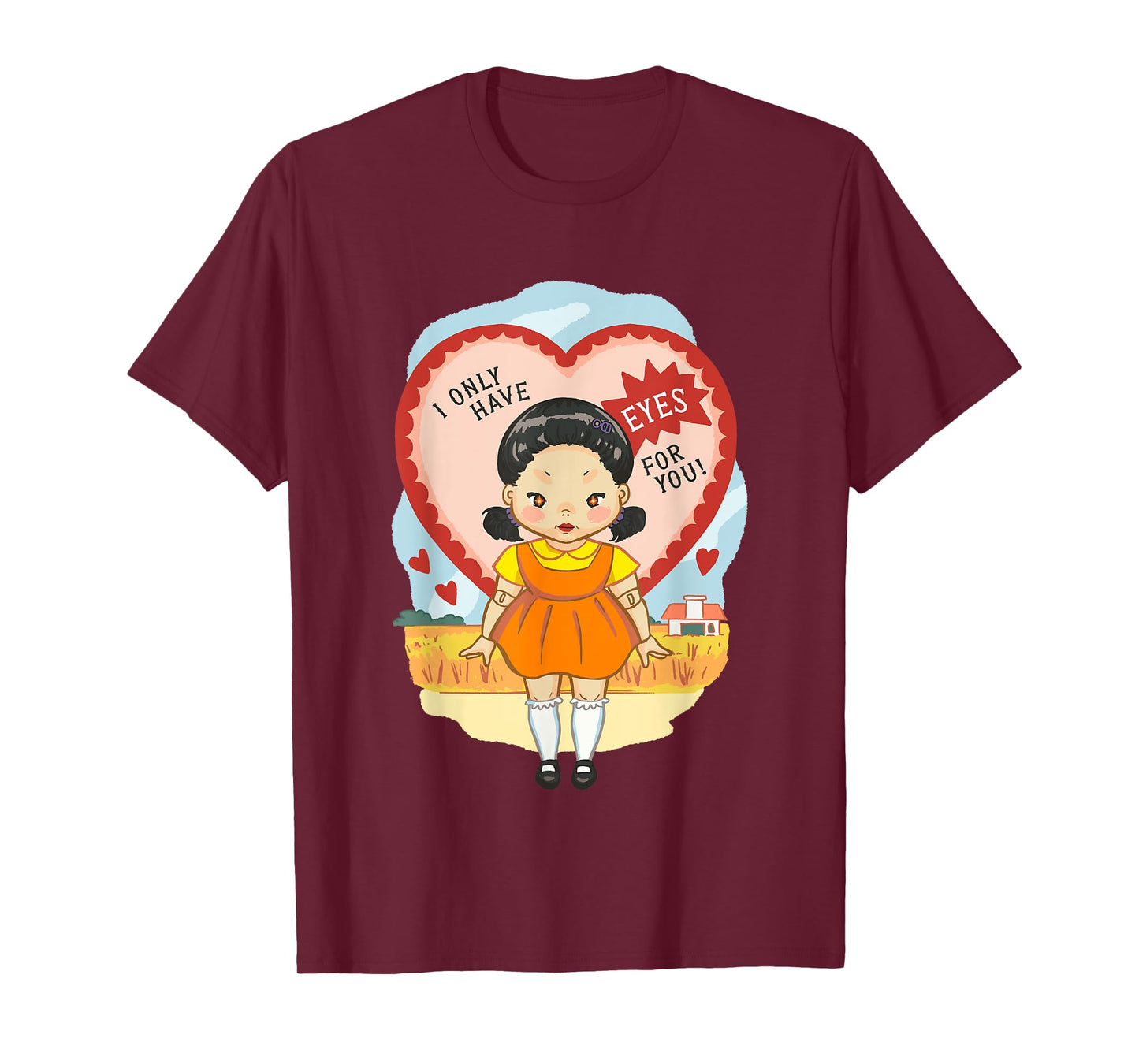 Squid Game 2 Valentine's Day I Only Have Eyes For You T-Shirt