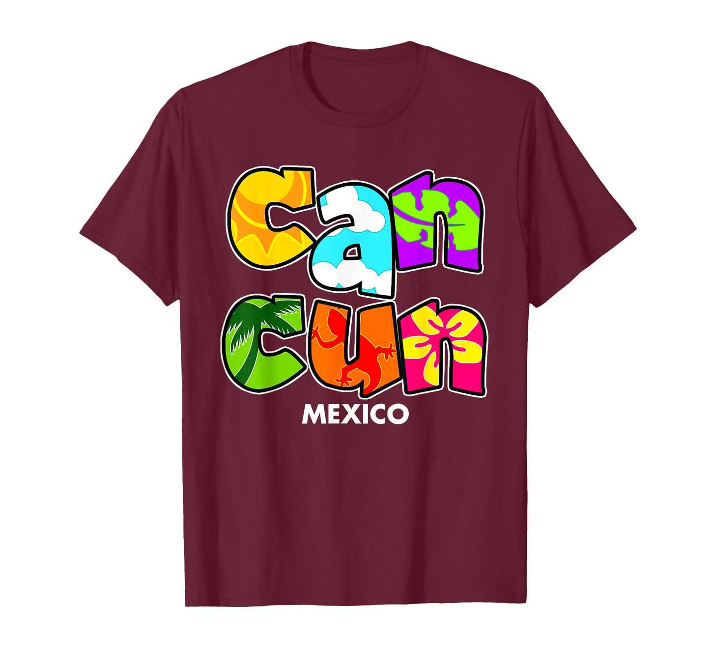 Cancun Mexico Souvenir Gift Spring Break Summer Vacation Men Women T-Shirt