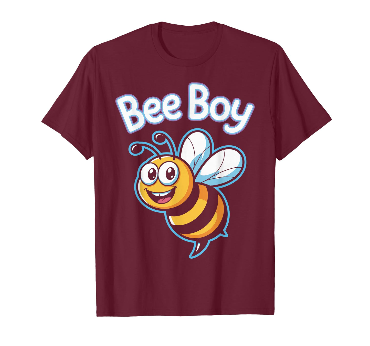 Bee Boy Mens Cute Cartoon Bumblebee Beehive Birthday Party T-Shirt