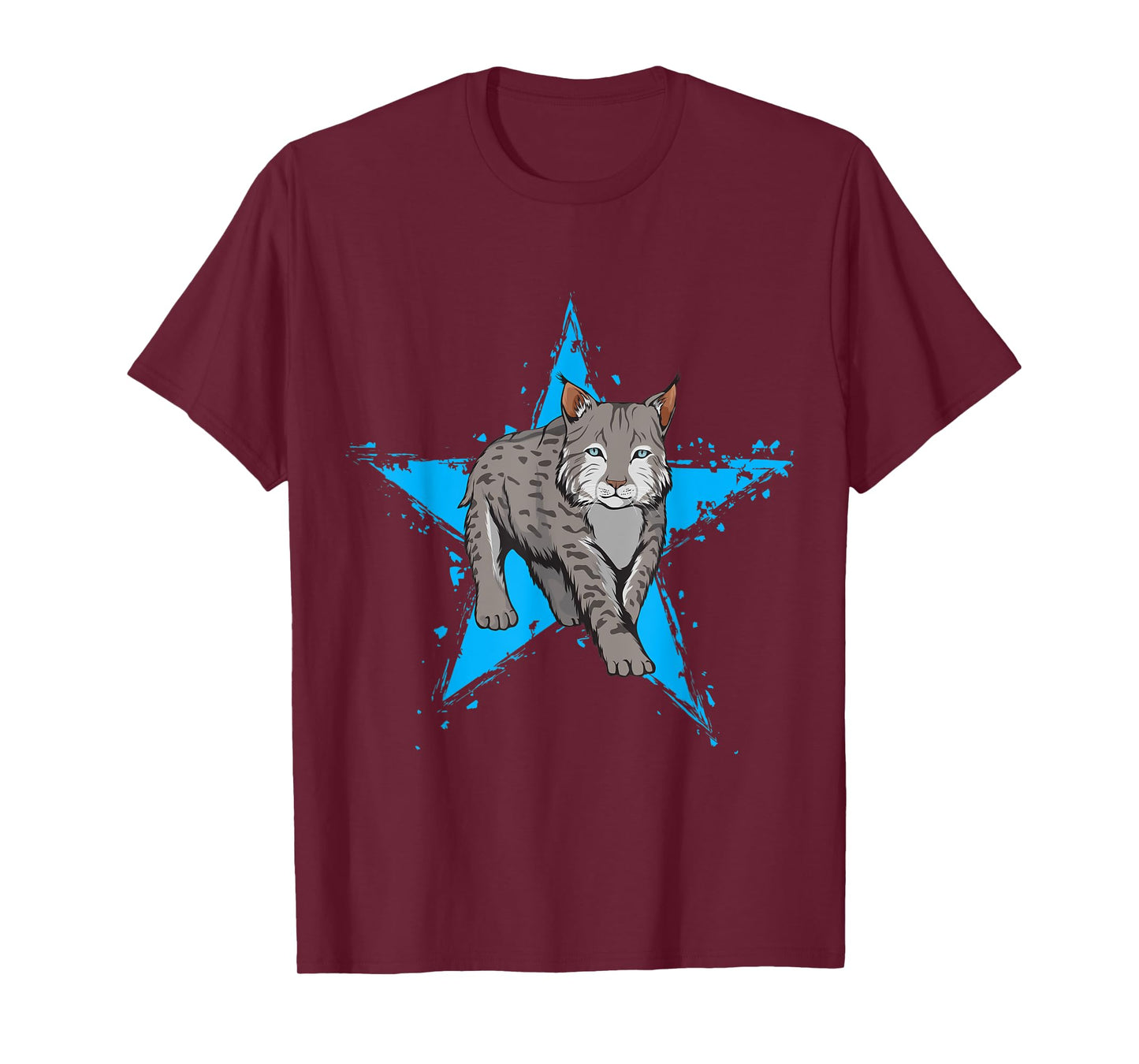 Lynx Star Design Wildcat Love Lover Lynxes Men Women Kids T-Shirt