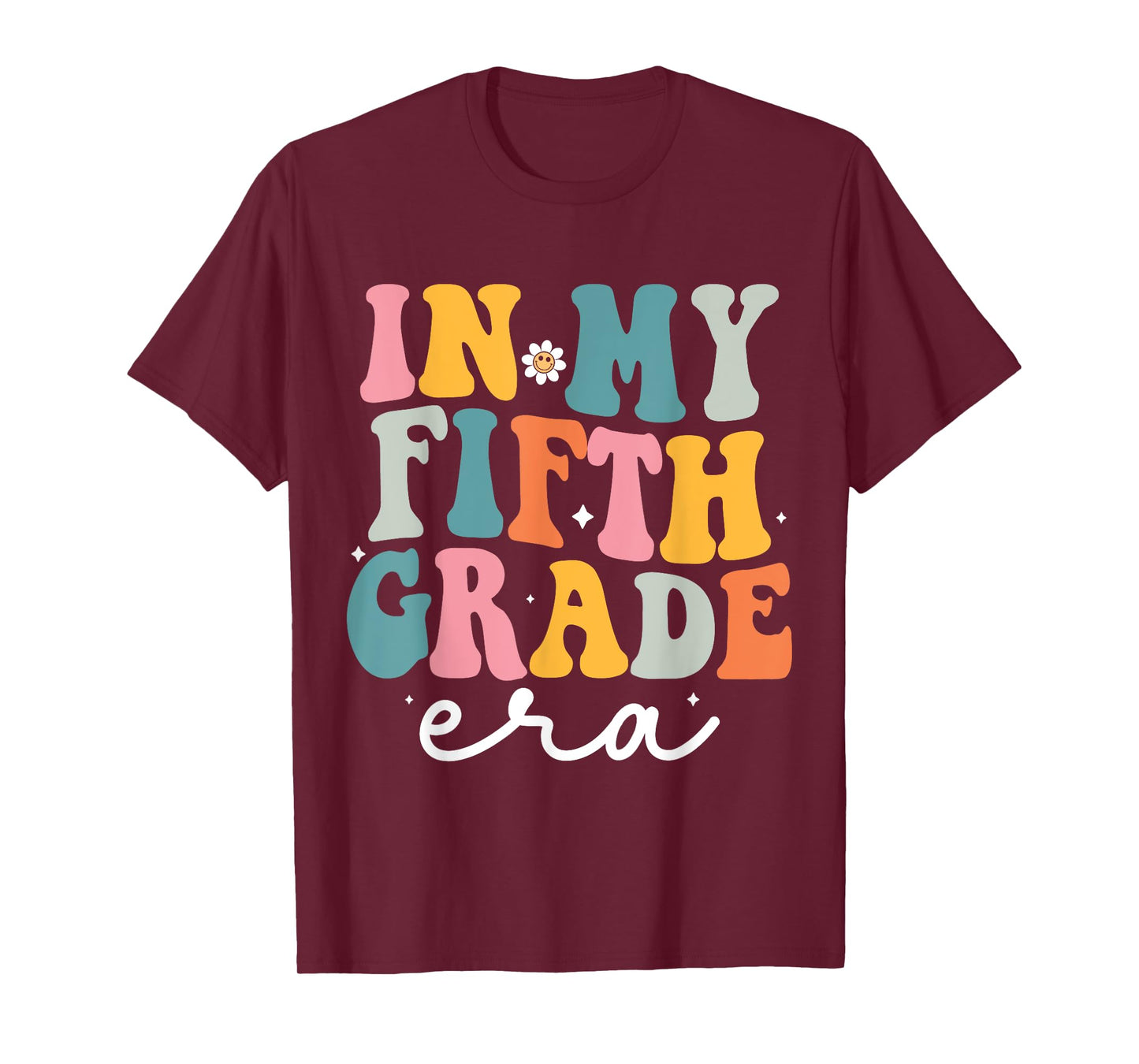 In My Fifth Grade Era Kids Back To School 5th Grade Teacher T-Shirt
