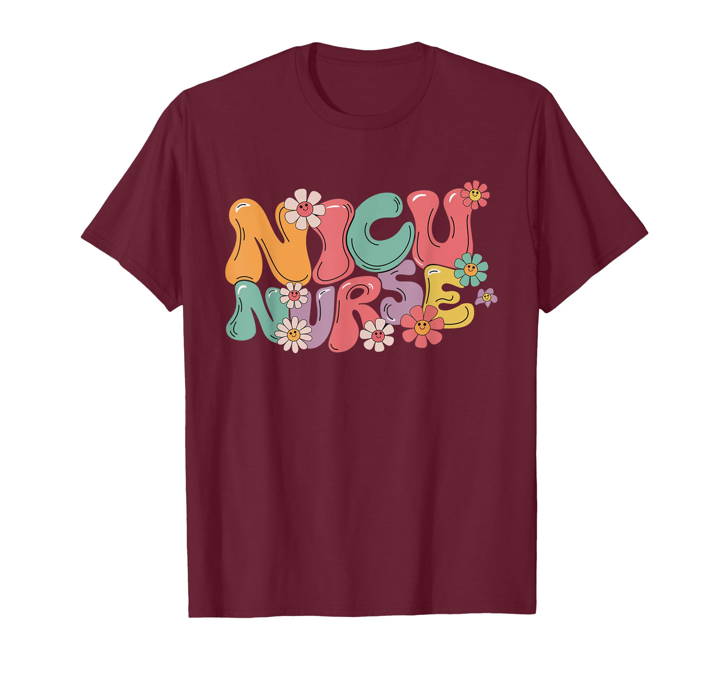 NICU Nurse ICU Groovy Nursing Neonatal Intensive Care Unit T-Shirt