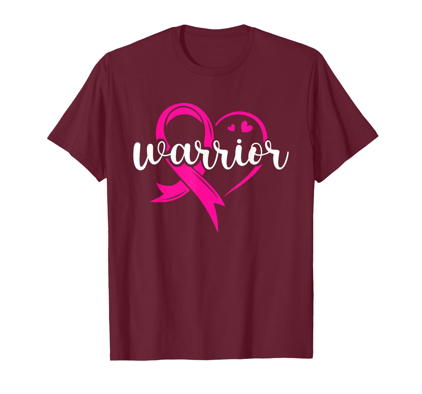 Warrior Pink Ribbon Breast Cancer Fighter T-Shirt