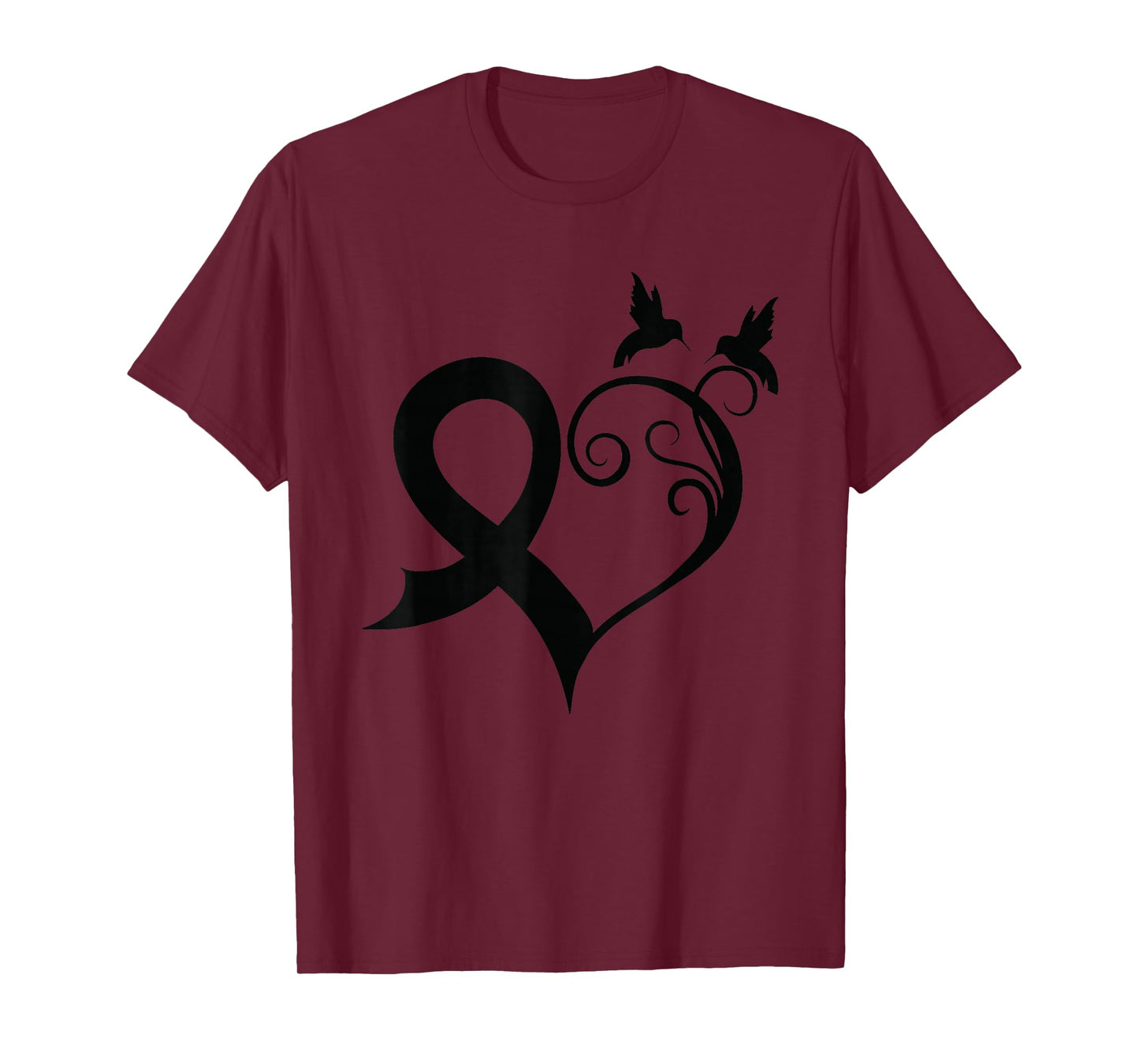 Melanoma Awareness Shirt | Support Family Member | Ribbon T-Shirt