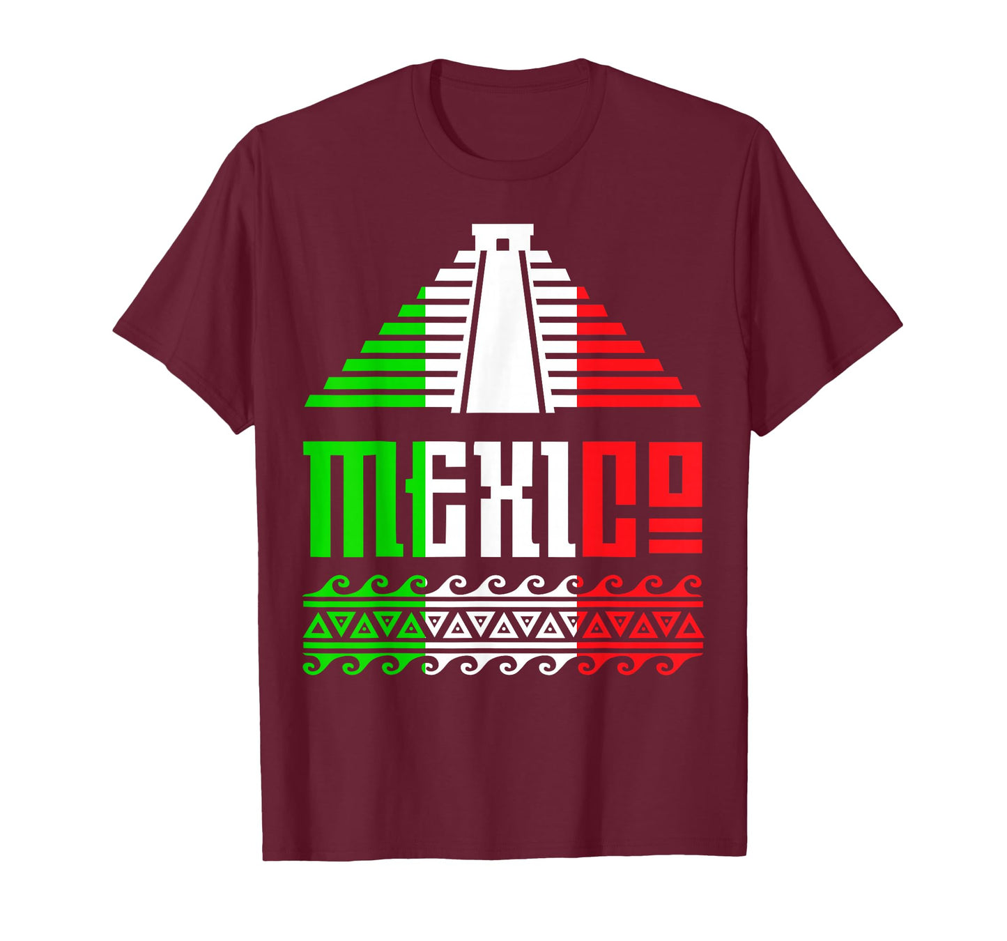 Hecho en México Souvenir Patriotic Mexican Heritage T-Shirt