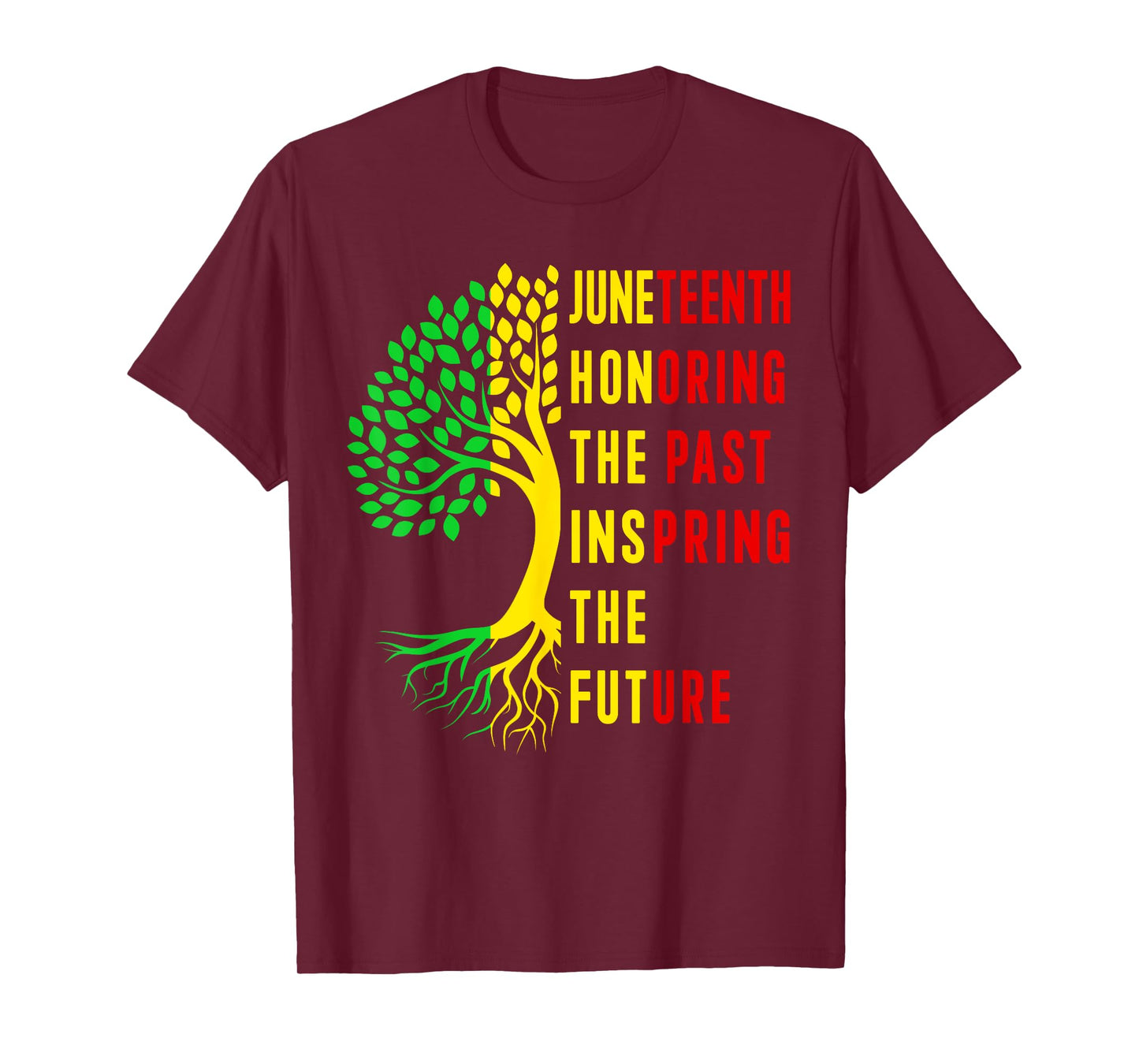 Honoring The Past Inspiring The Future Juneteenth Teacher T-Shirt