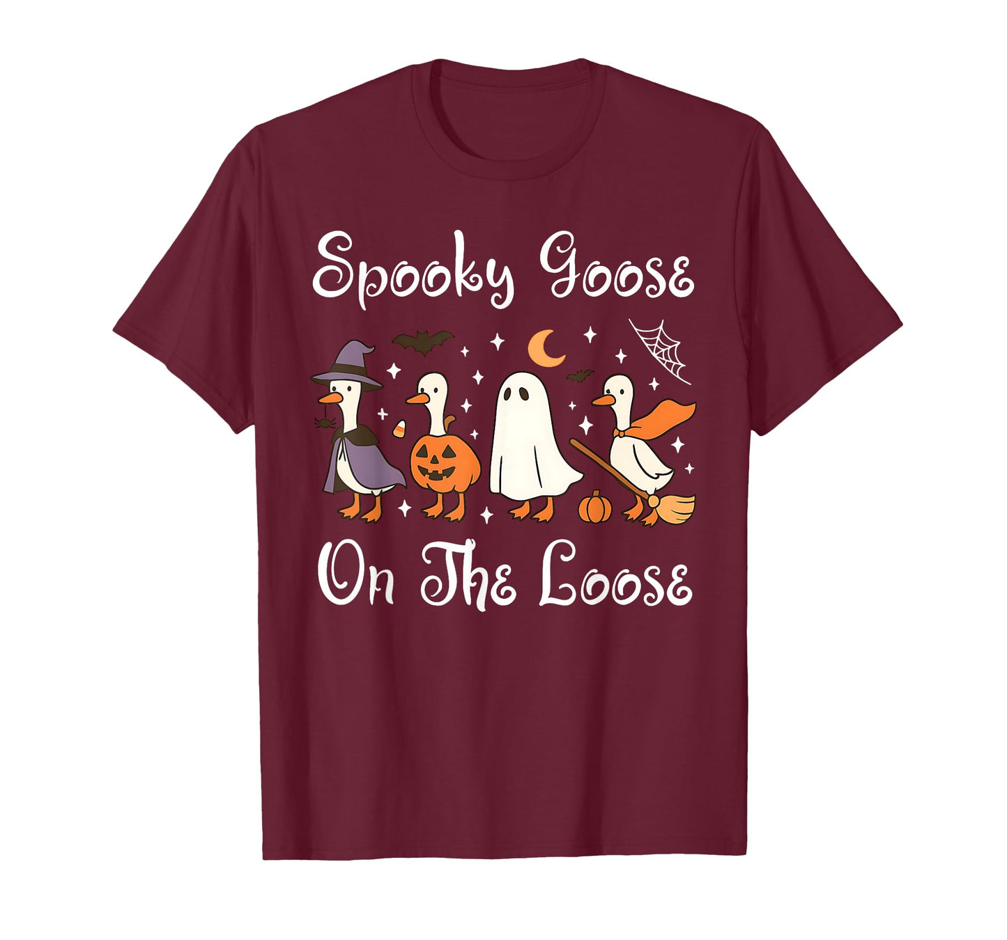 Spooky Goose on The Loose Halloween T-Shirt