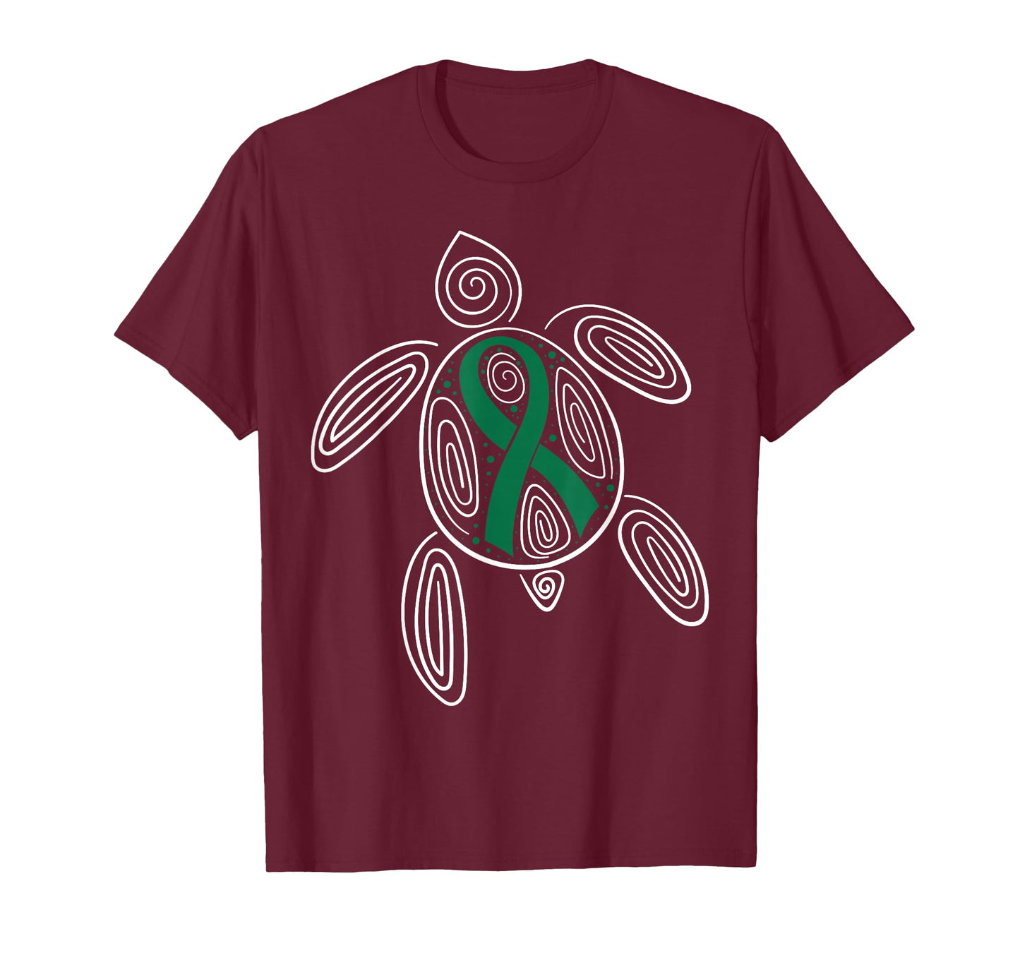 Liver Cancer Awareness Primary Hepatic Green Ribbon Jaundice T-Shirt