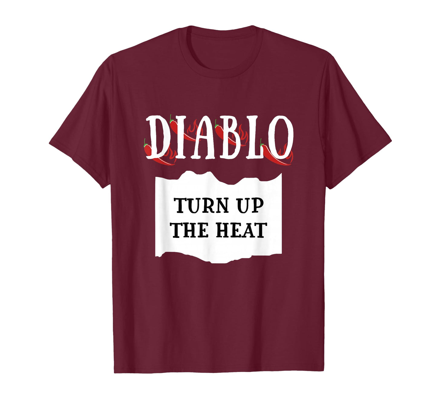 Turn Up The Heat Diablo Hot Sauce Group Costume T-Shirt