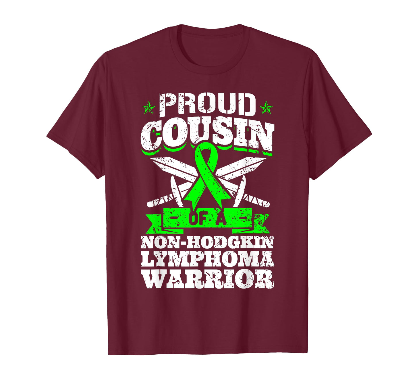 Proud Cousin Of A Non-Hodgkin Lymphoma Warrior Awareness T-Shirt