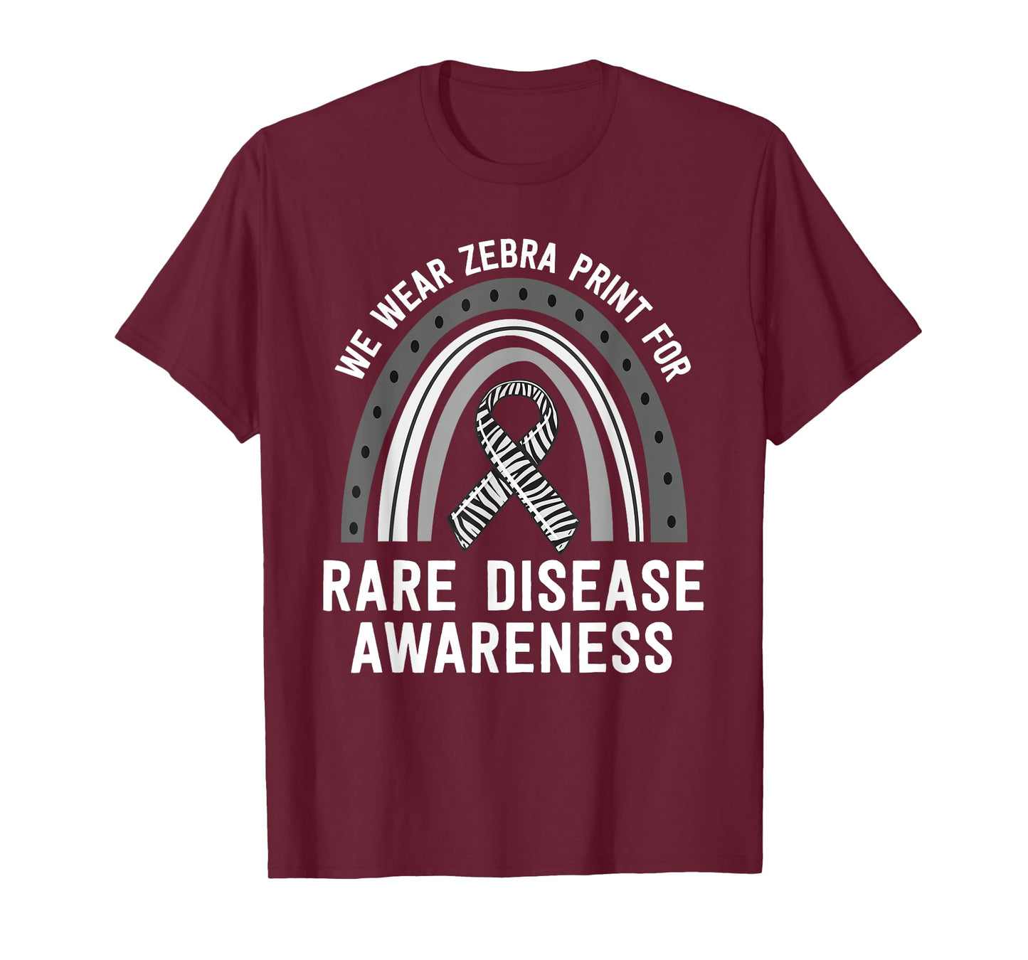 We Wear Zebra Print Rare Disease Awareness EDS Family Group T-Shirt
