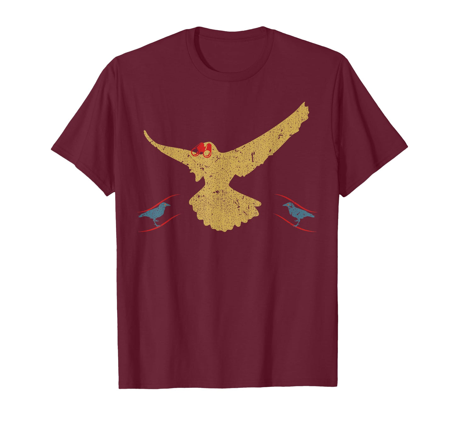 Birds Vintage Funny Birdwatching Birding Retro Bird Watching T-Shirt