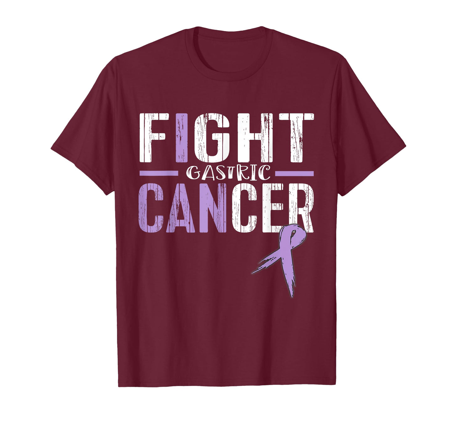 Gastric Cancer Awareness Ribbon TShirt Survivor Warrior Tee