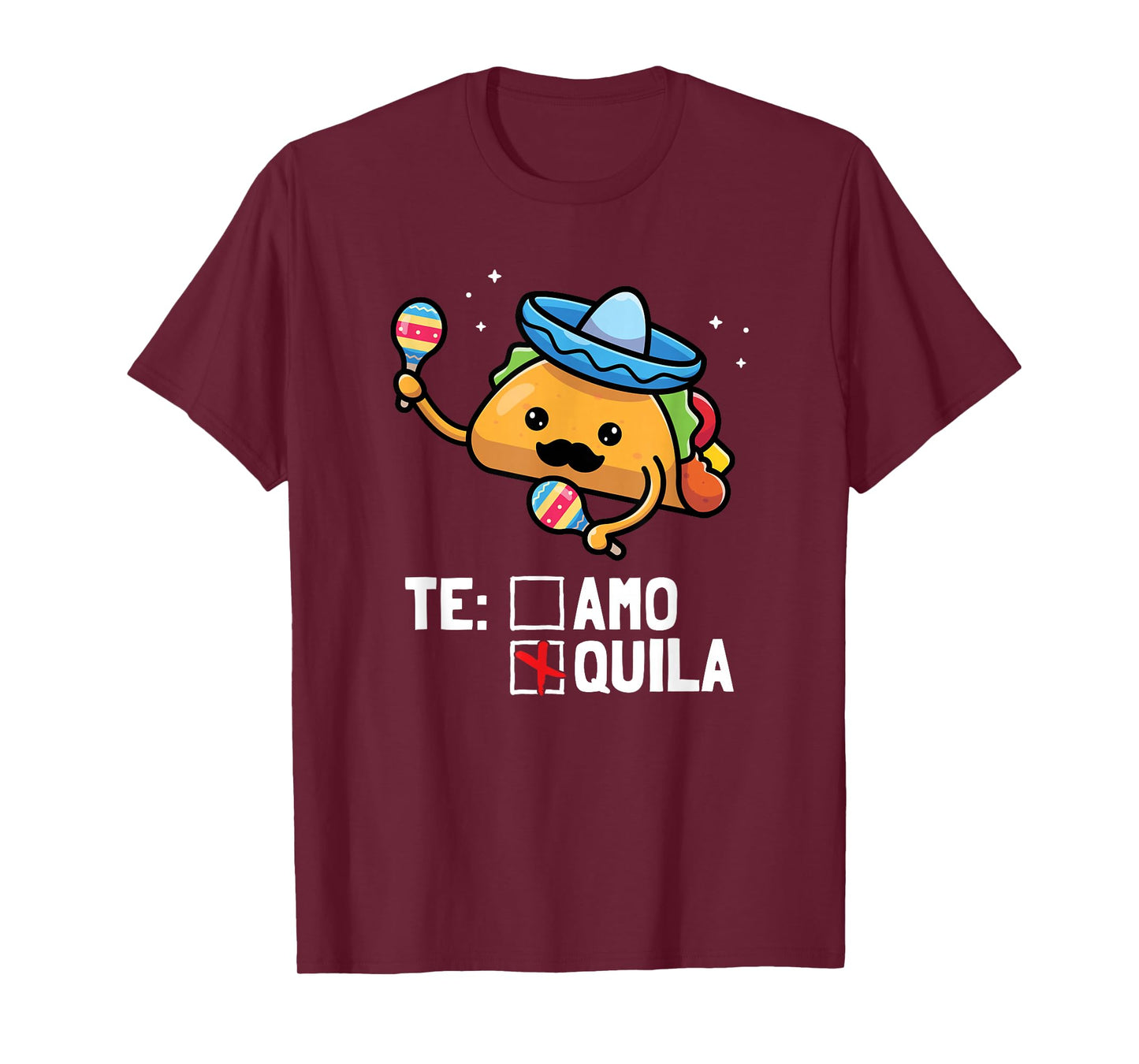 Te Amo Tequila Shirt, Cindo de Mayo Taco T-Shirt