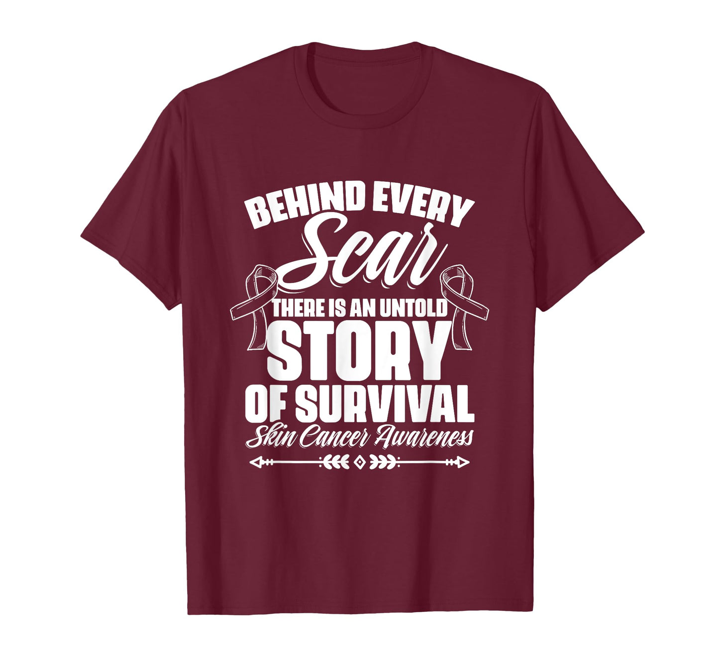 Story Of Survival - Skin Cancer Warrior Melanoma Awareness T-Shirt
