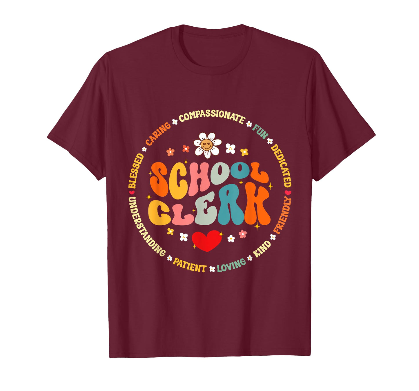 Attendance School Clerk Appreciation Week Back to School T-Shirt