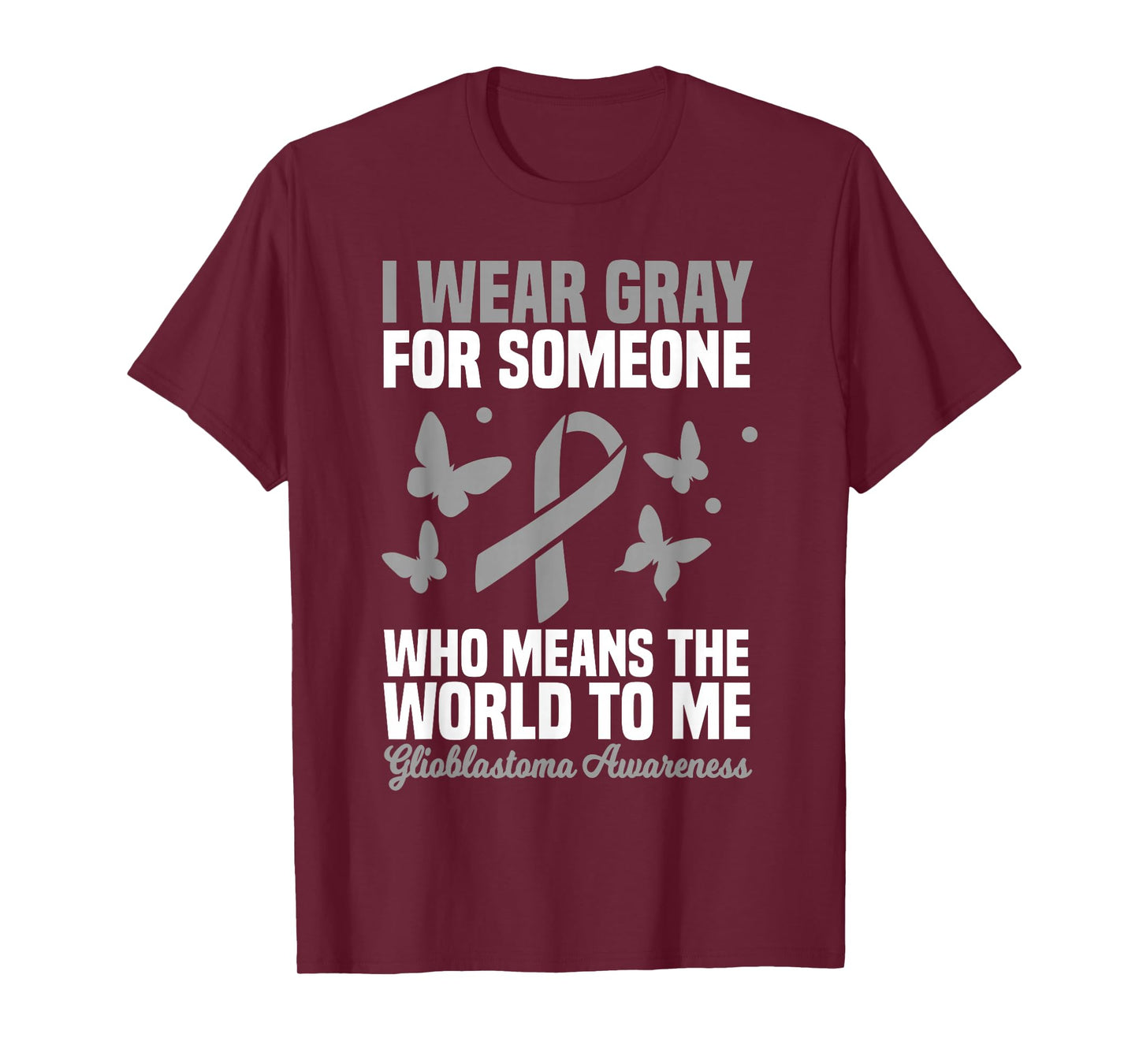 Glioblastoma Multiforme GBM Advocate Astrocytoma Brain Tumor T-Shirt
