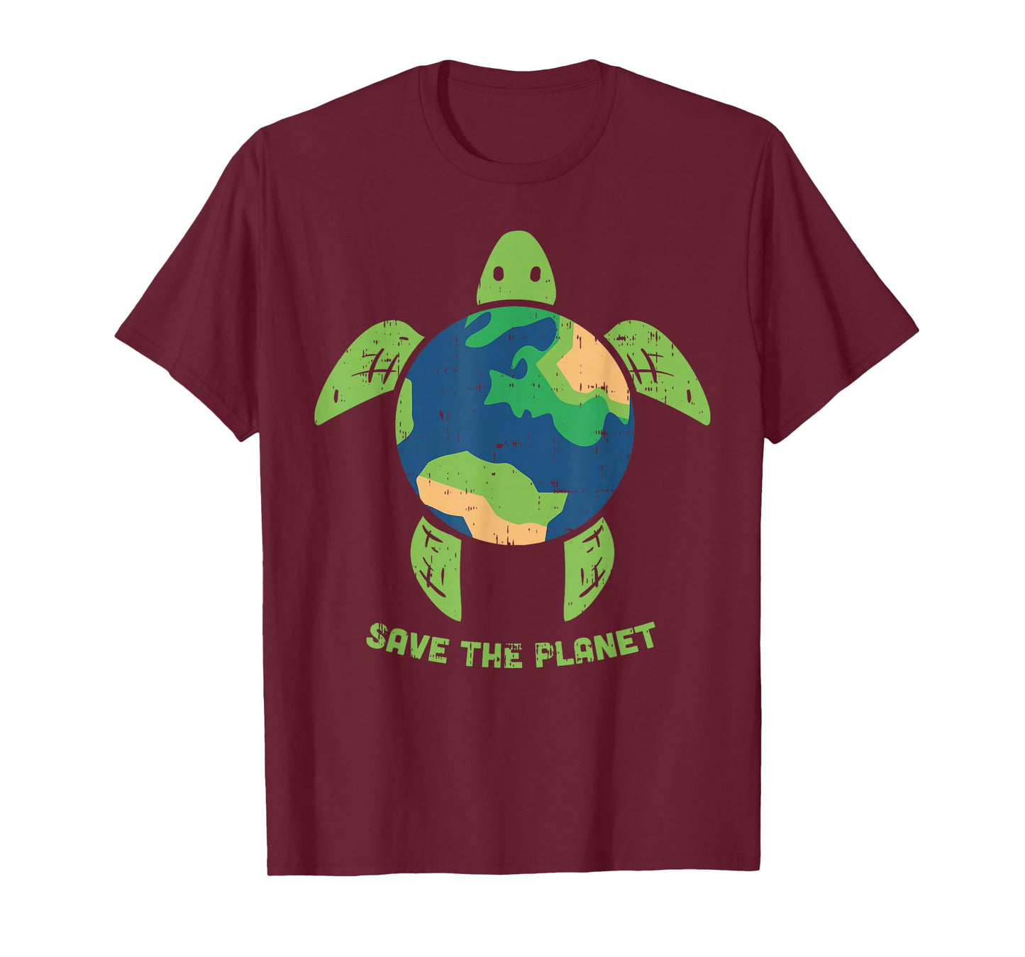 Save The Planet Earth Day Environment Turtle Recycle Ocean T-Shirt