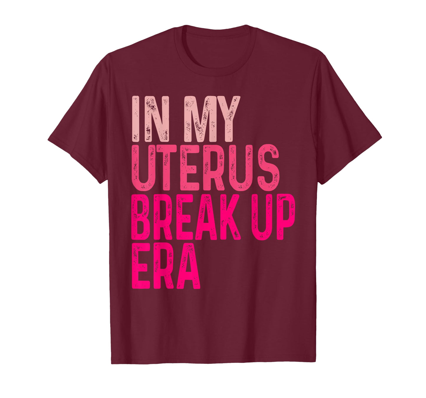 In My Uterus Break Up Era Groovy Hysterectomy Recovery T-Shirt