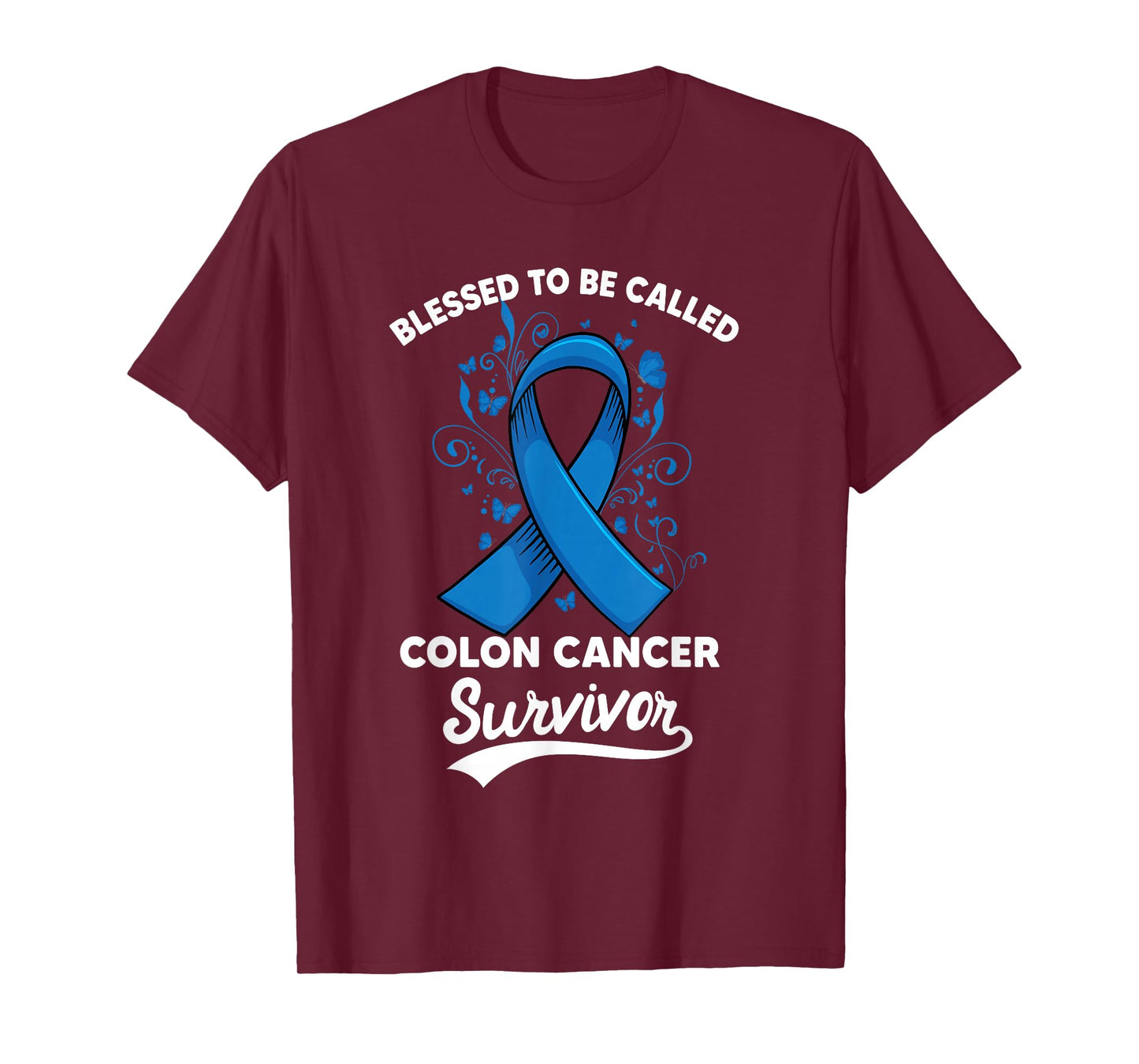 Colon Cancer Blessed survivor of Colorectal Awareness T-Shirt