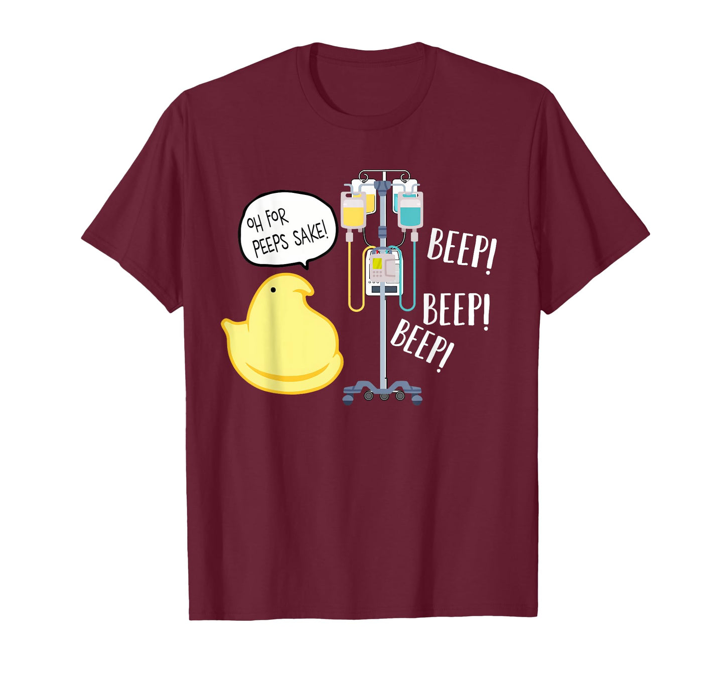 Funny Nurse Easter, IV Pump, Med Surg ICU Peds Picu T-Shirt