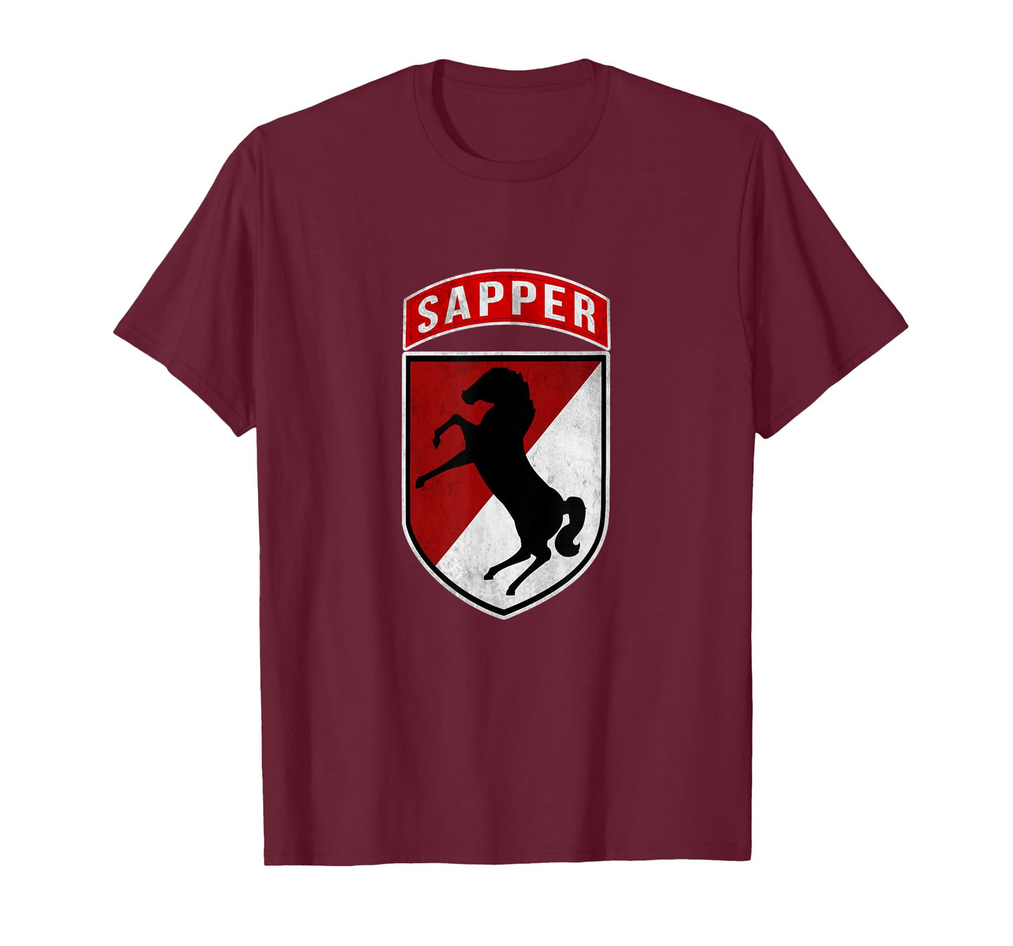 11th Armored Cavalry Regiment Sapper 11th ACR Veteran Papa T-Shirt