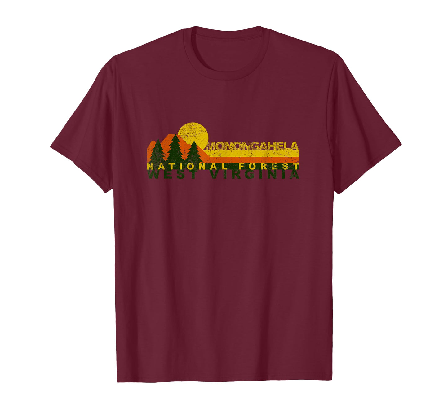 Monongahela National Forest Vintage Retro T-Shirt