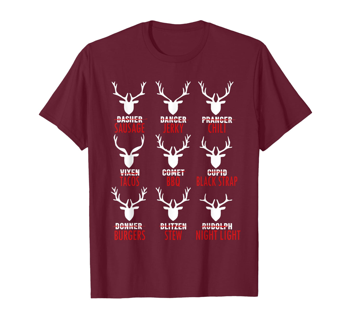 Deer Sausage Jerky Chili Tacos Bbq T-Shirt