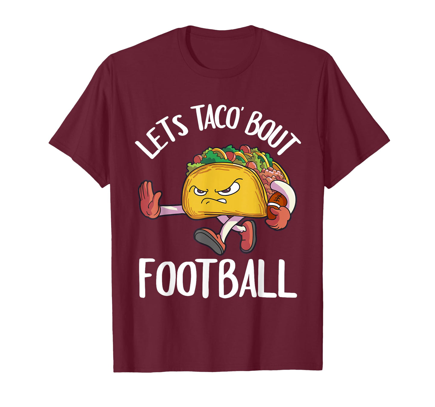 Funny American Football Shirt Kids Men Taco Lover Gift T-Shirt