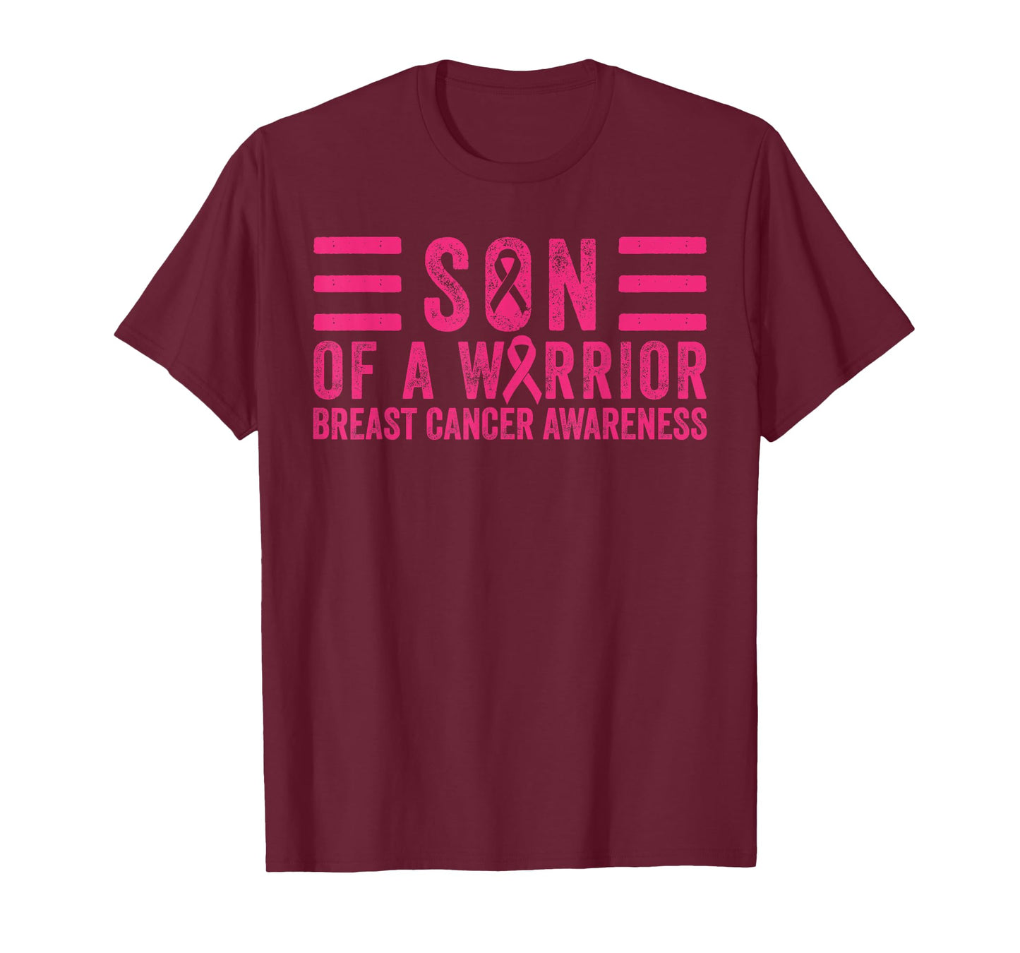 Son of A Warrior Breast Cancer Awareness T-Shirt