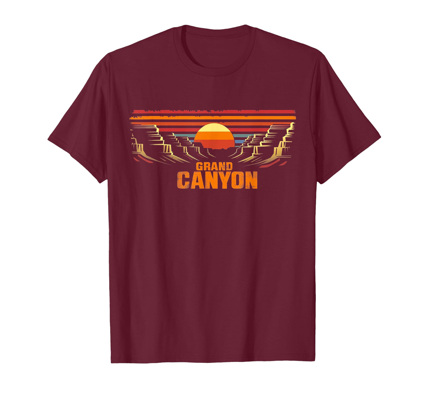 Grand Canyon - US National Park Vintage Men Women Kids Retro T-Shirt
